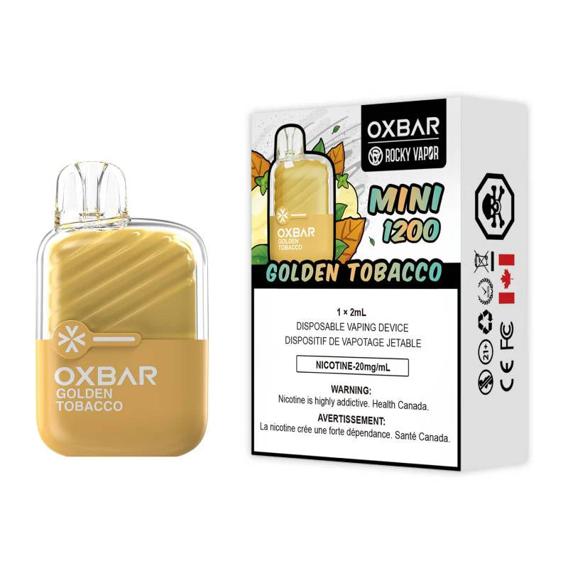 Oxbar Mini - Cigarette électronique jetable (PROVINCIALE) (1200 bouffées)