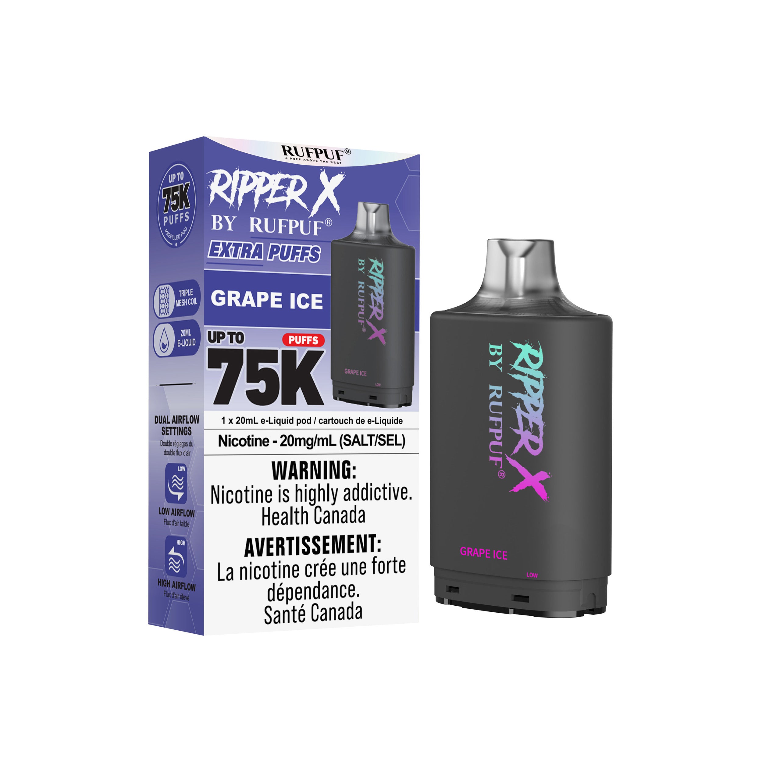 Rufpuf - Ripper X Pods (PROVINCIAL) (75k puffs)