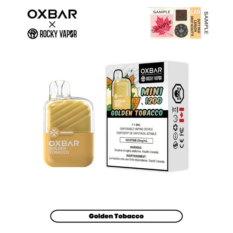 Oxbar Mini - Disposable E-Cig (1200 Puffs)