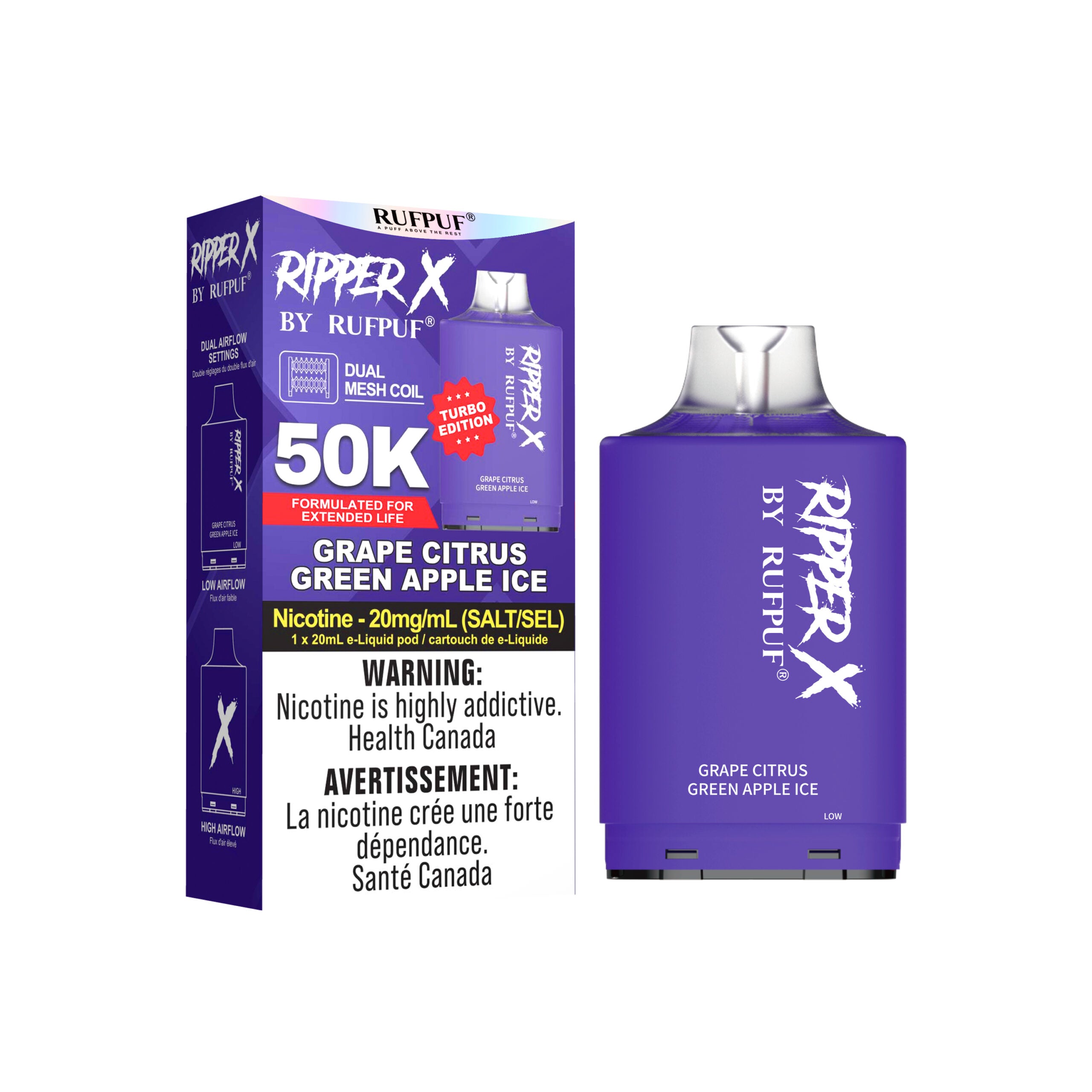 Rufpuf - Ripper X Pods (PROVINCIAL) (50k puffs)