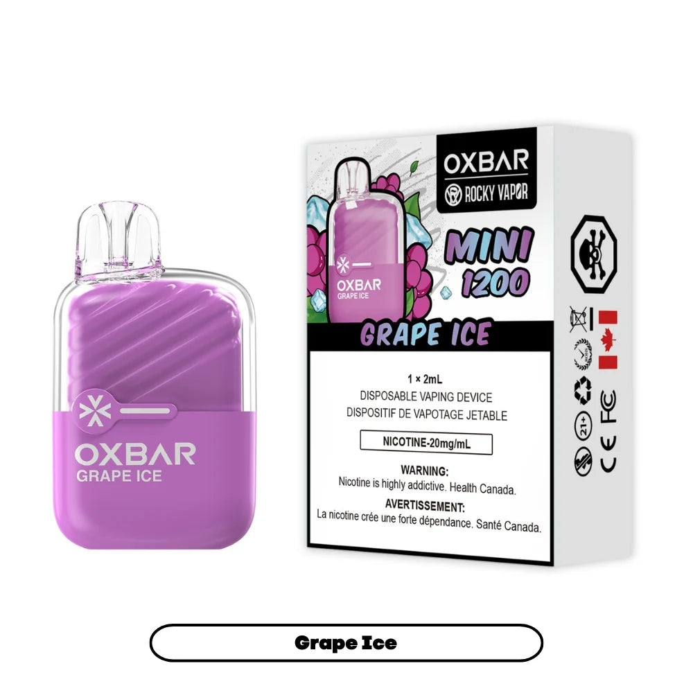 Oxbar Mini - Cigarette électronique jetable (PROVINCIALE) (1200 bouffées)