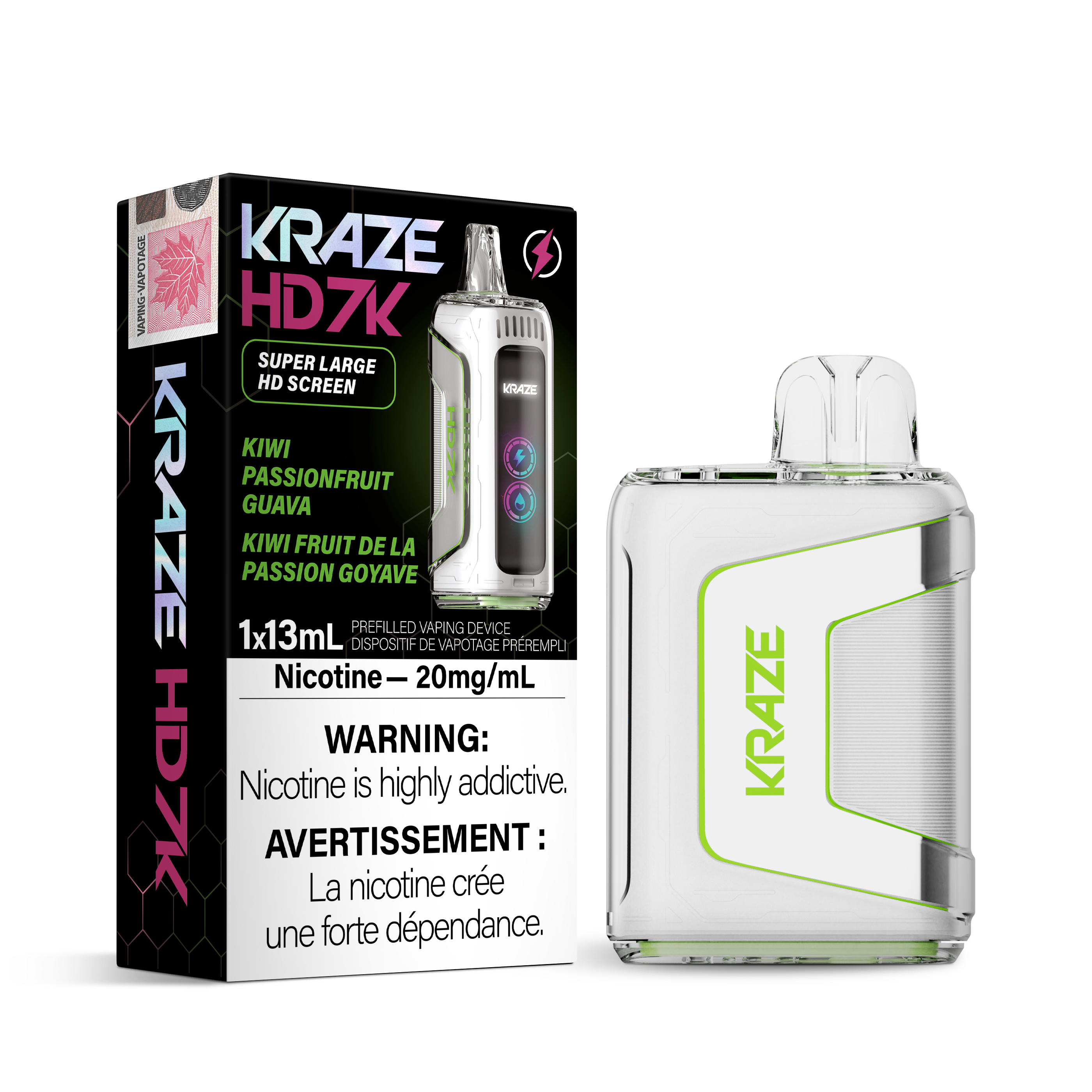 Kraze HD7K - Disposable E-Cig (7000 Puffs)