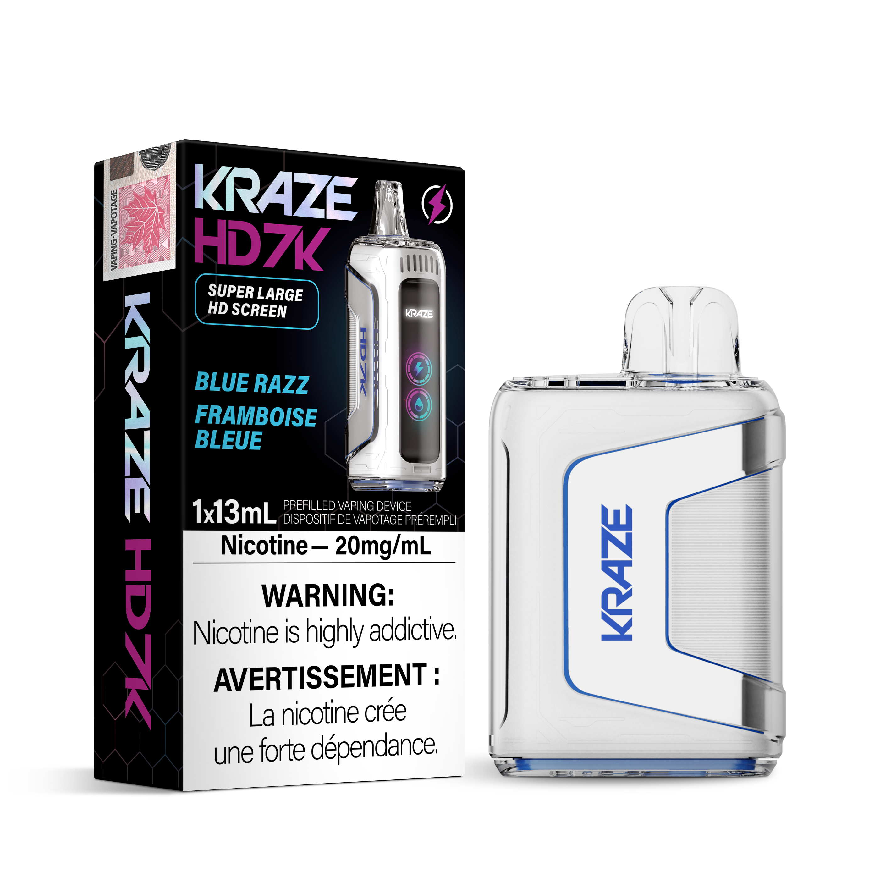 Kraze HD7K - Disposable E-Cig (7000 Puffs)