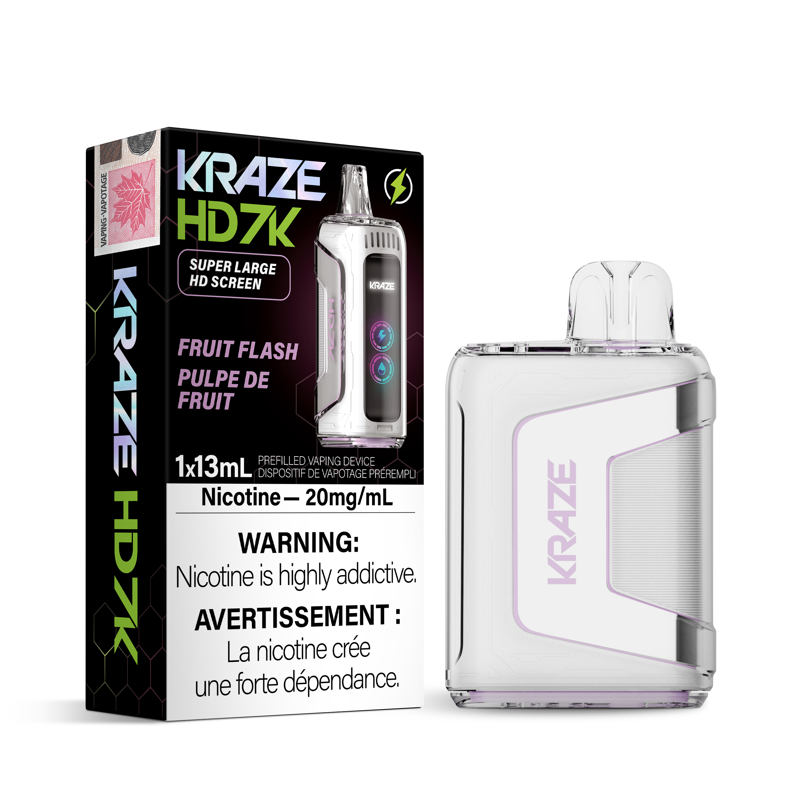 Kraze HD7K - Disposable E-Cig (7000 Puffs)