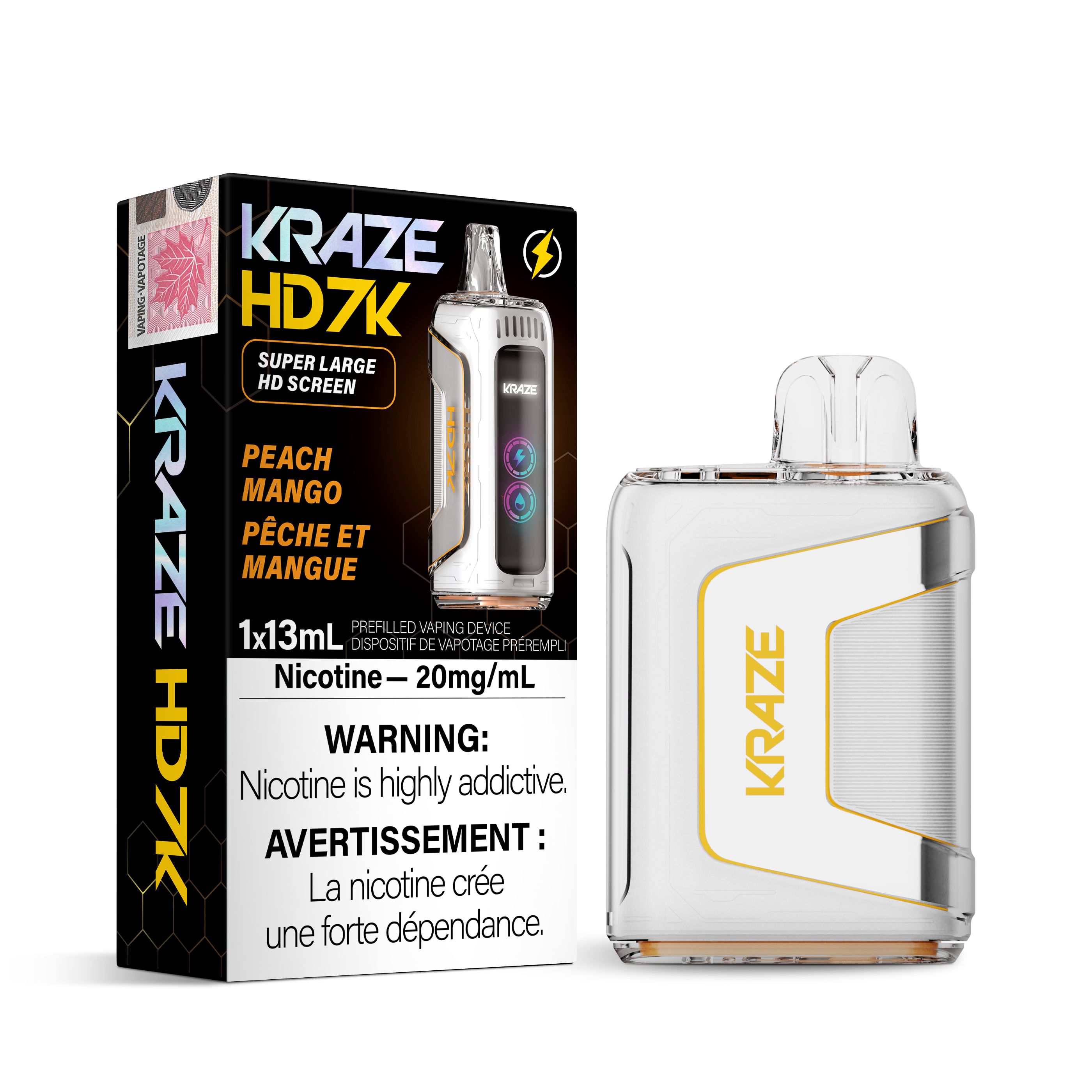Kraze HD7K - Disposable E-Cig (7000 Puffs)
