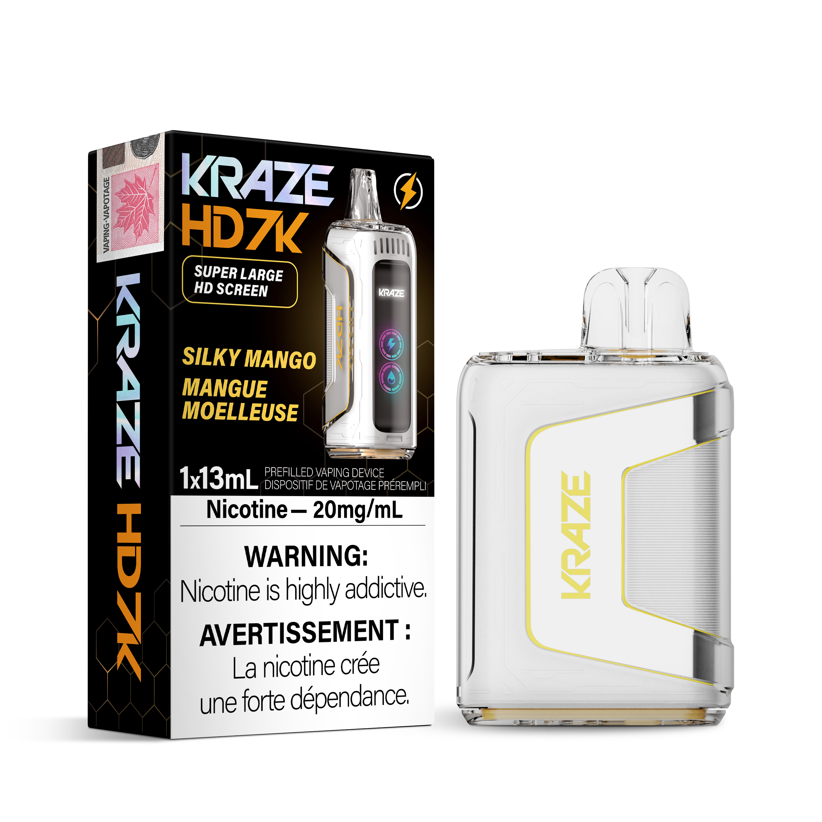 Kraze HD7K - Disposable E-Cig (7000 Puffs)