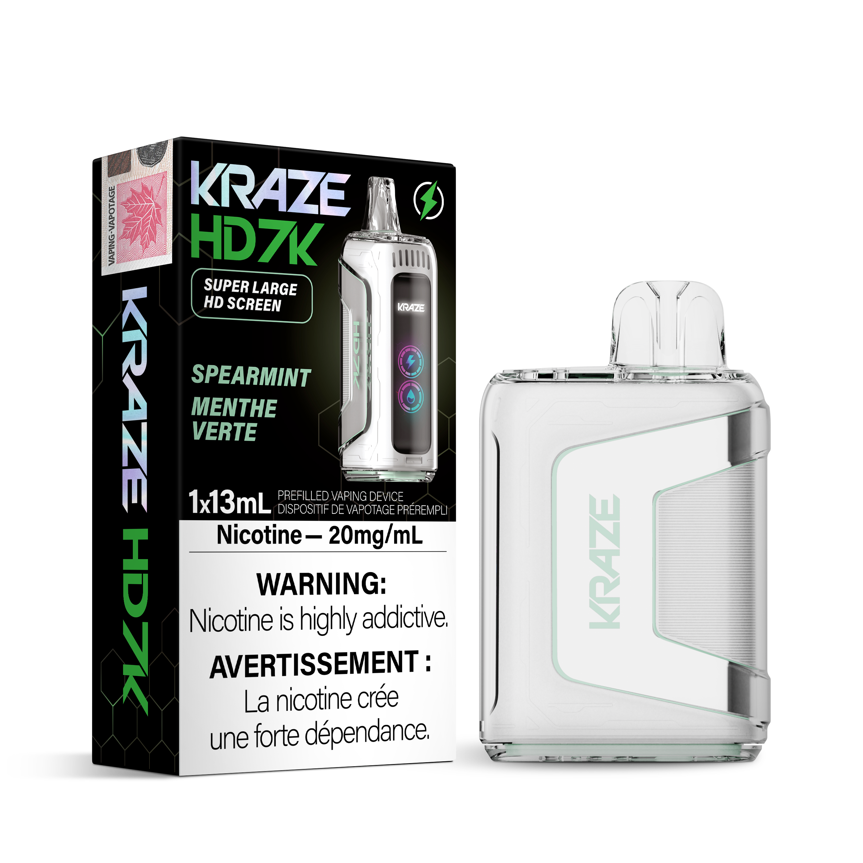 Kraze HD7K - Disposable E-Cig (7000 Puffs)