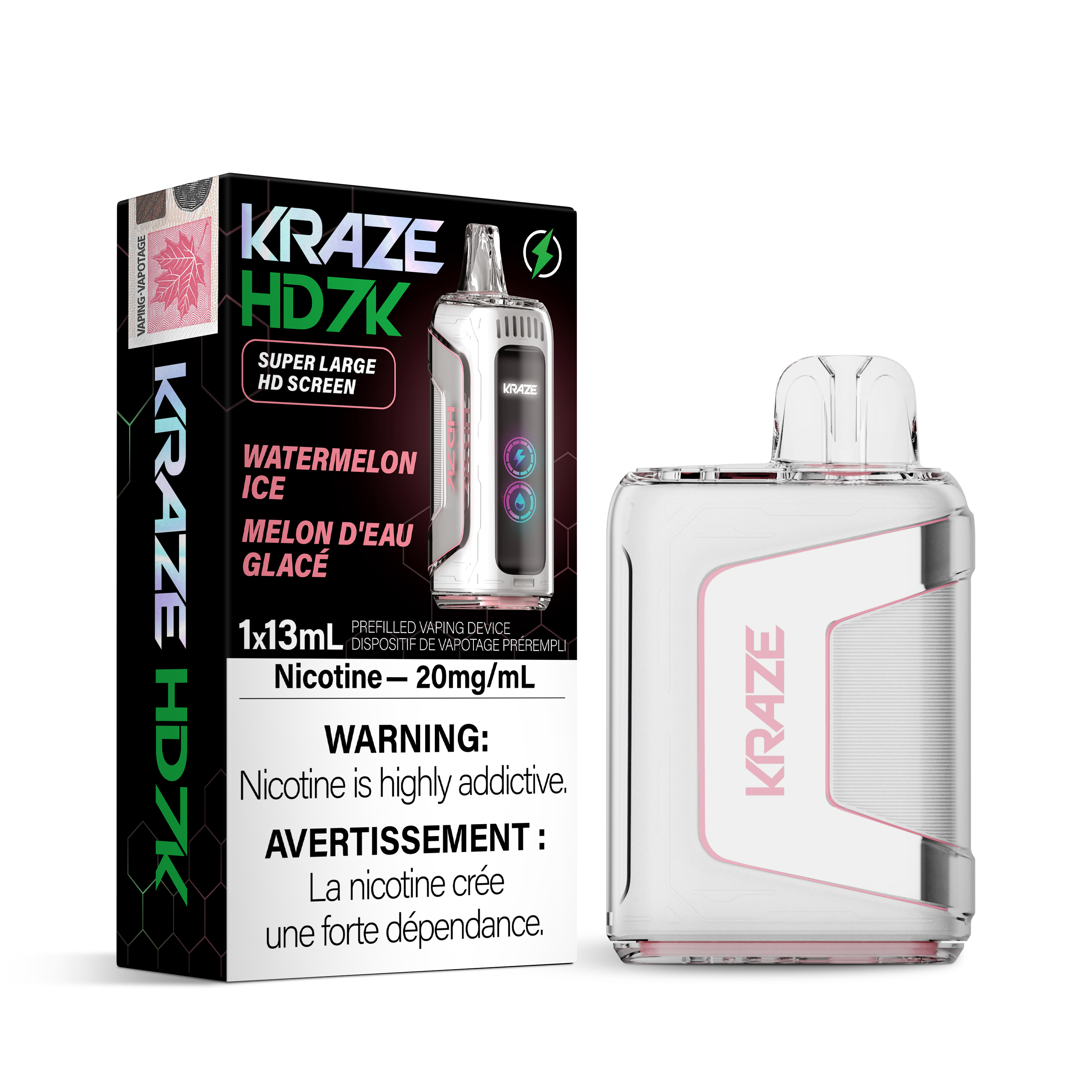 Kraze HD7K - Disposable E-Cig (7000 Puffs)