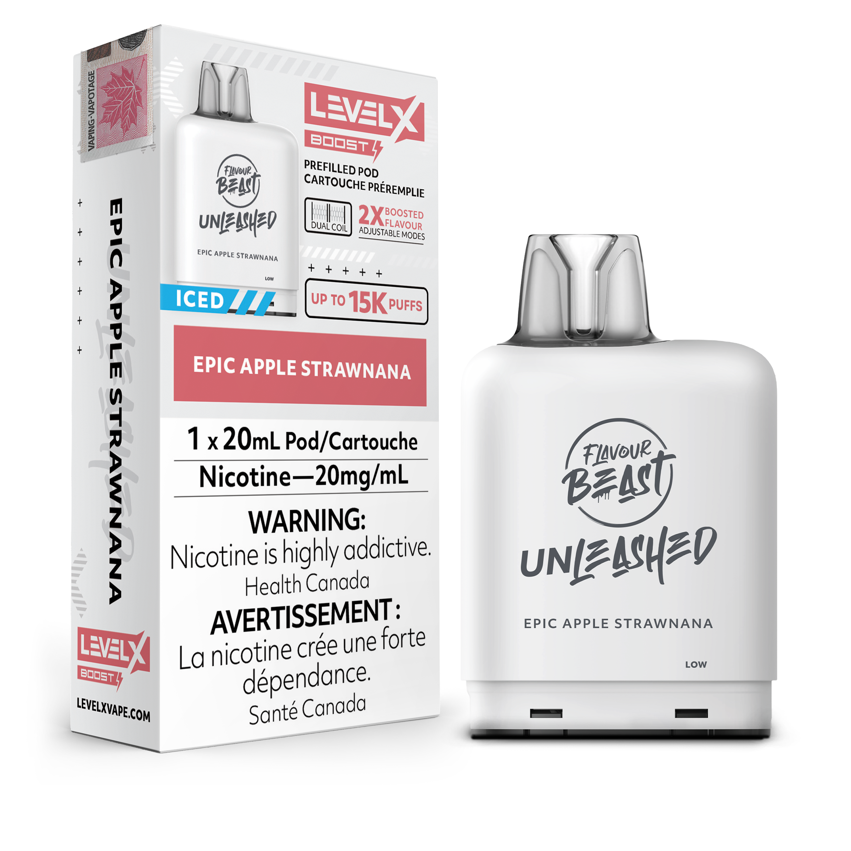 Level X - Flavour Beast Boost Unleashed Pods (15k puffs)