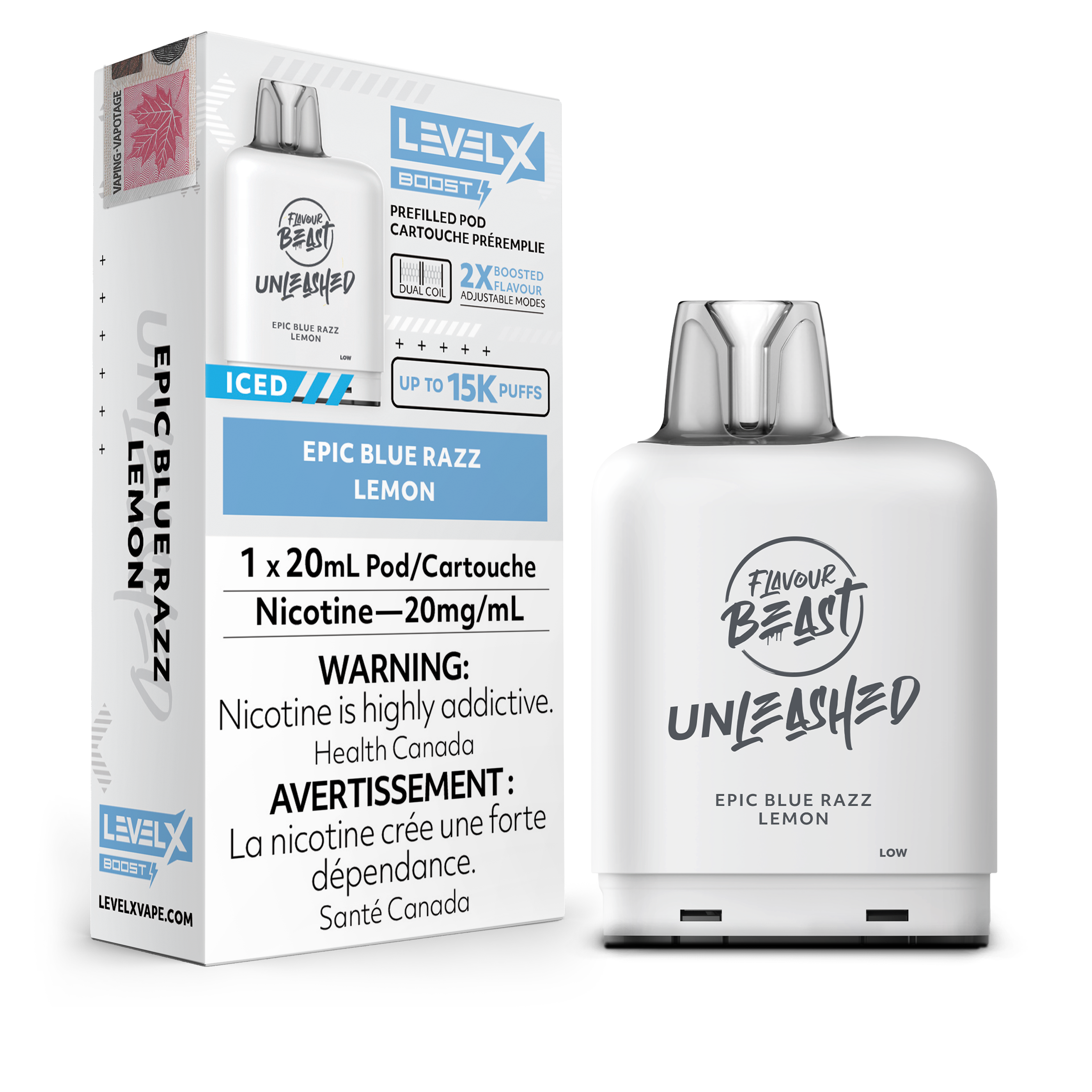 Level X - Flavour Beast Boost Unleashed Pods (15k puffs)