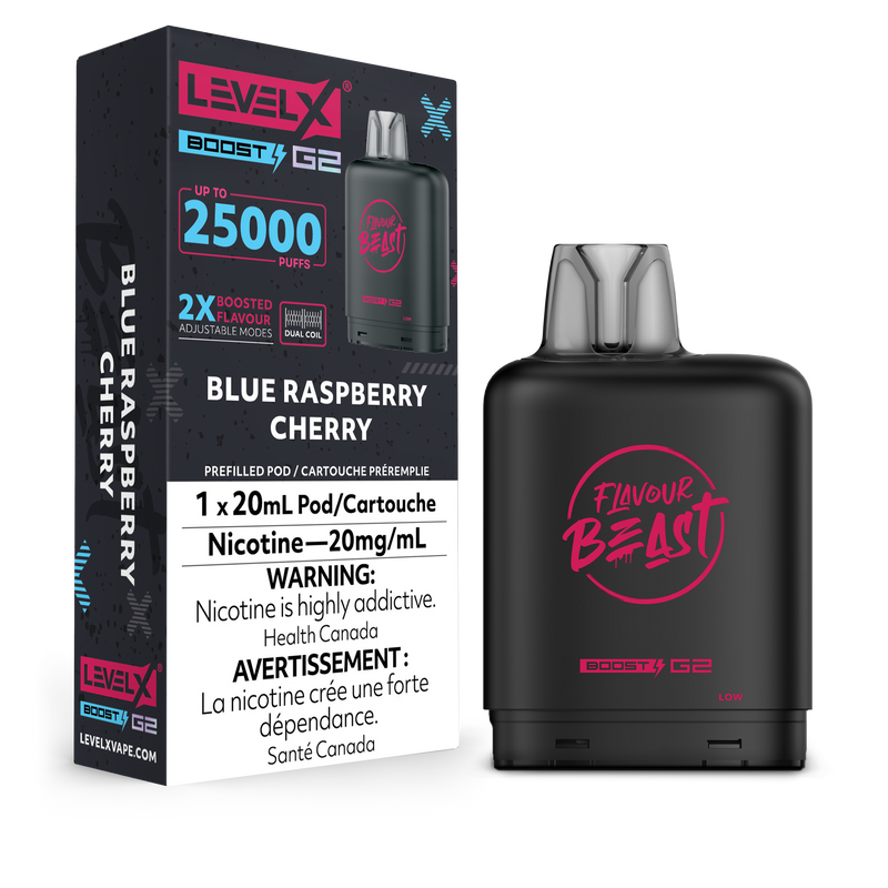 Niveau X - Capsules Flavour Beast Boost G2 (25 000 bouffées) (PROVINCIAL)