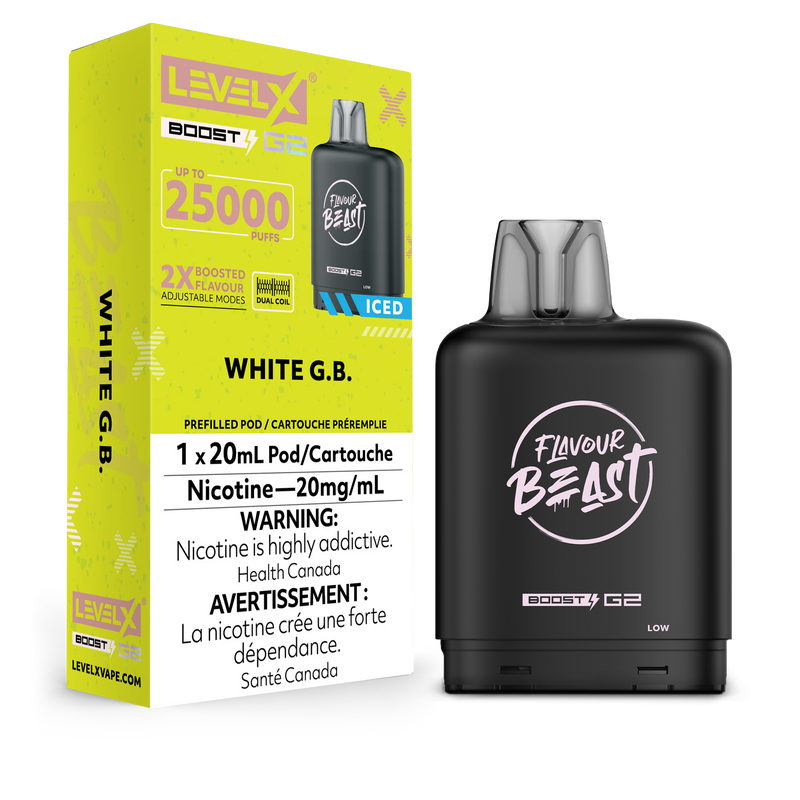 Niveau X - Capsules Flavour Beast Boost G2 (25 000 bouffées) (PROVINCIAL)
