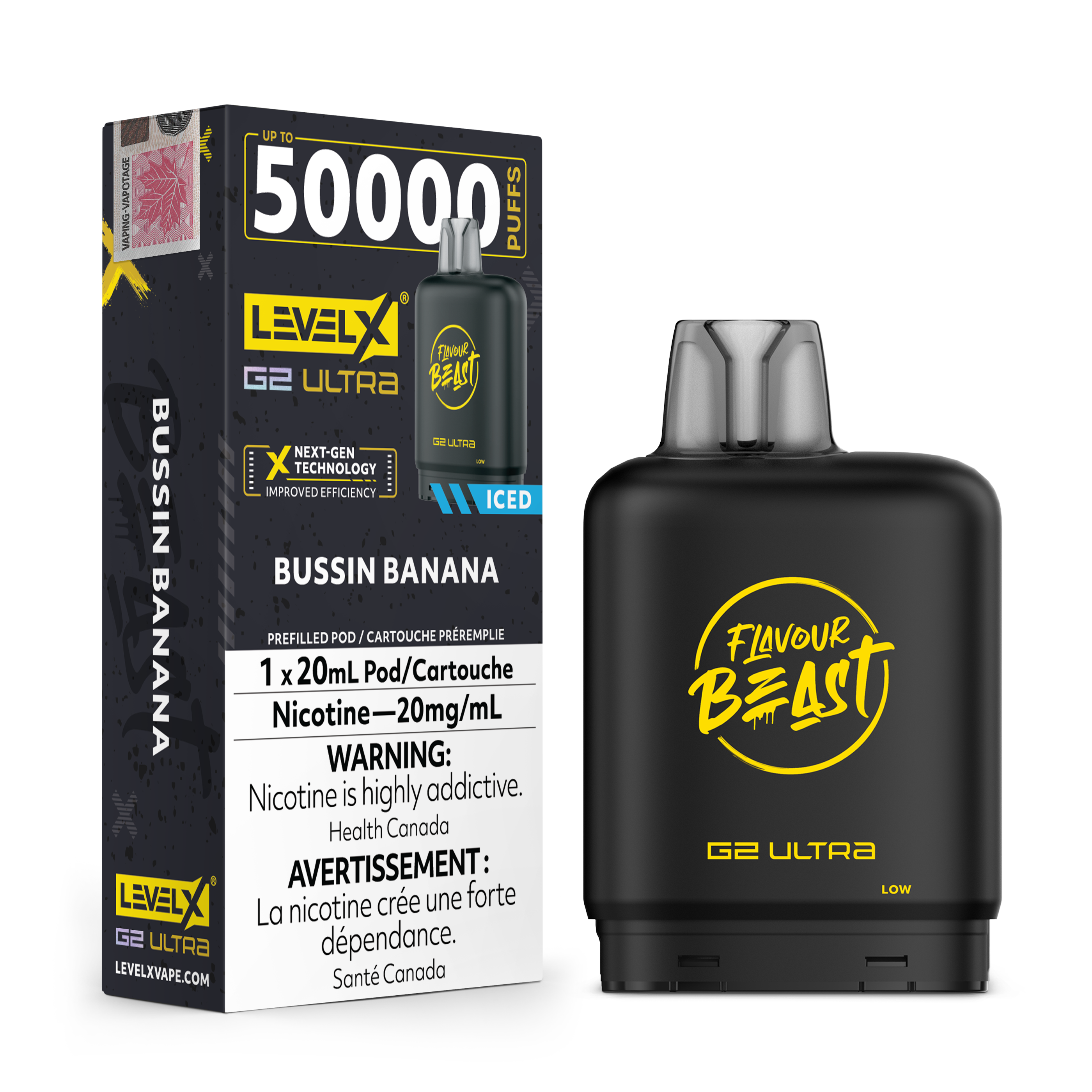 Niveau X - Ultra G2 Pods FB (50 000 bouffées) (PROVINCIAL)