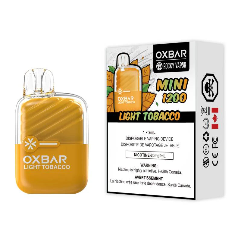 Oxbar Mini - Cigarette électronique jetable (PROVINCIALE) (1200 bouffées)