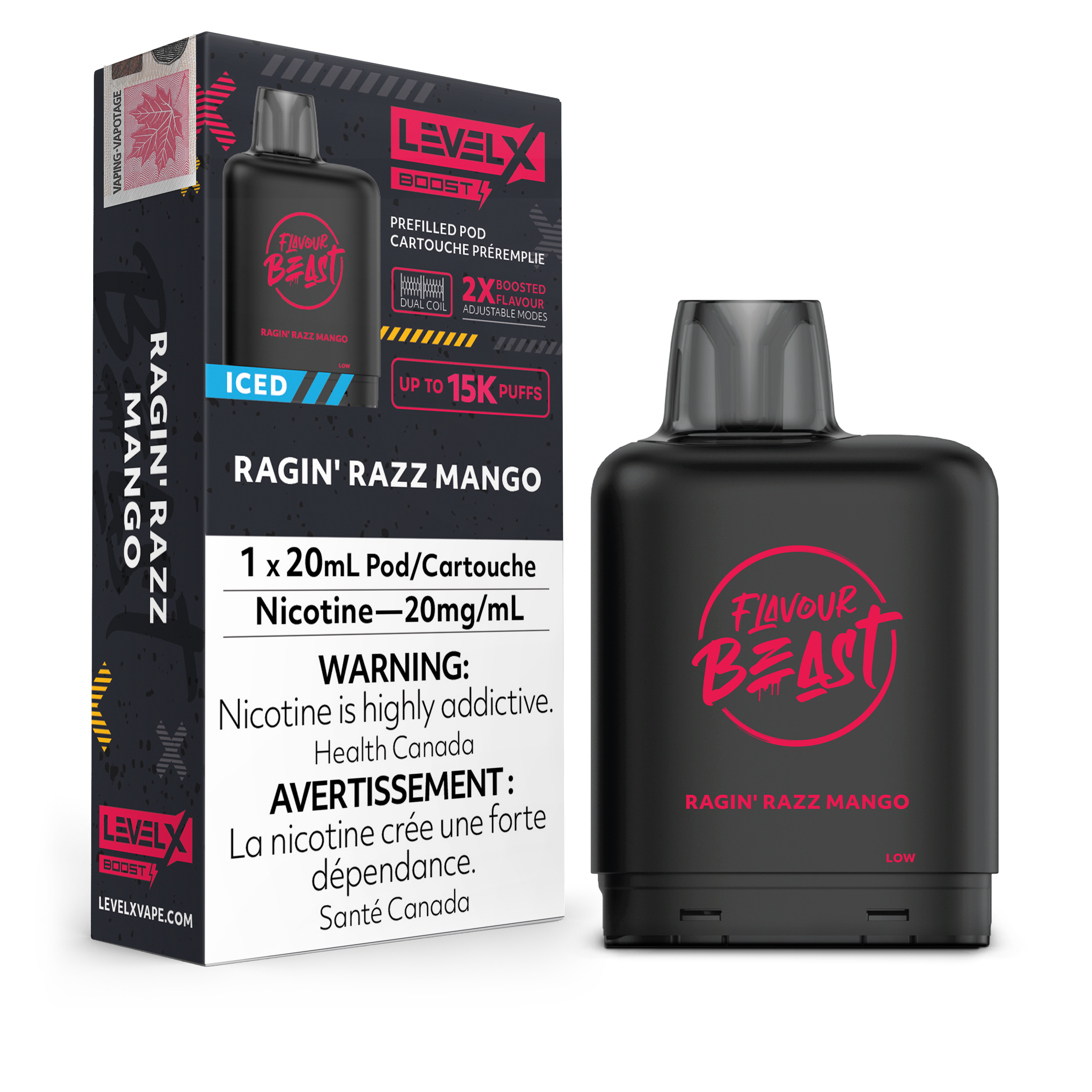 Level X - Flavour Beast Boost Pods (15k puffs)