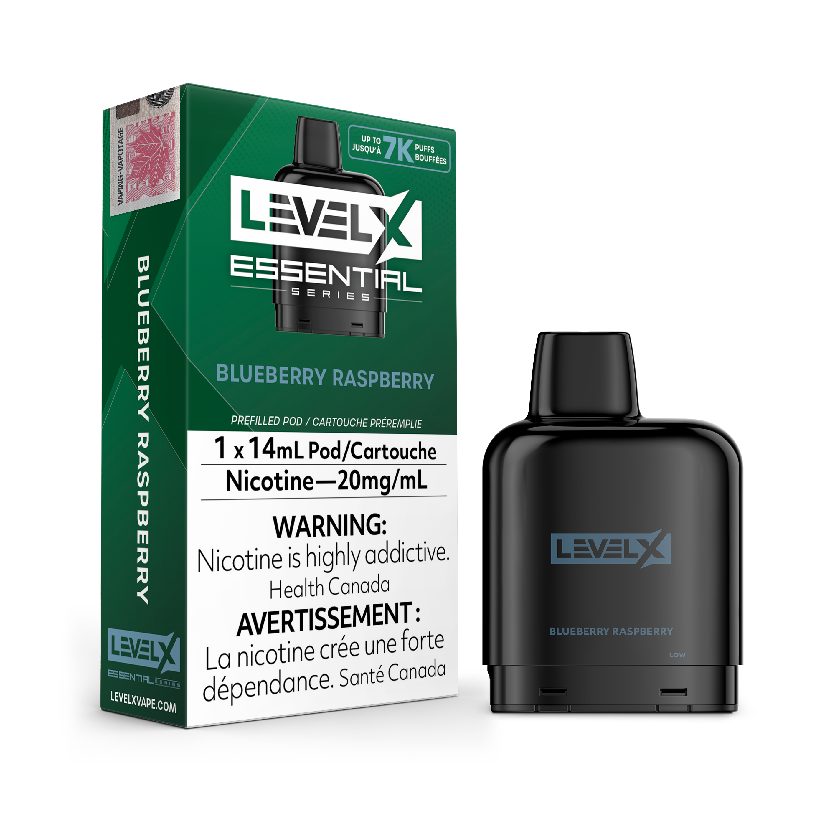 Level X - Essential Pods (7000 puffs)