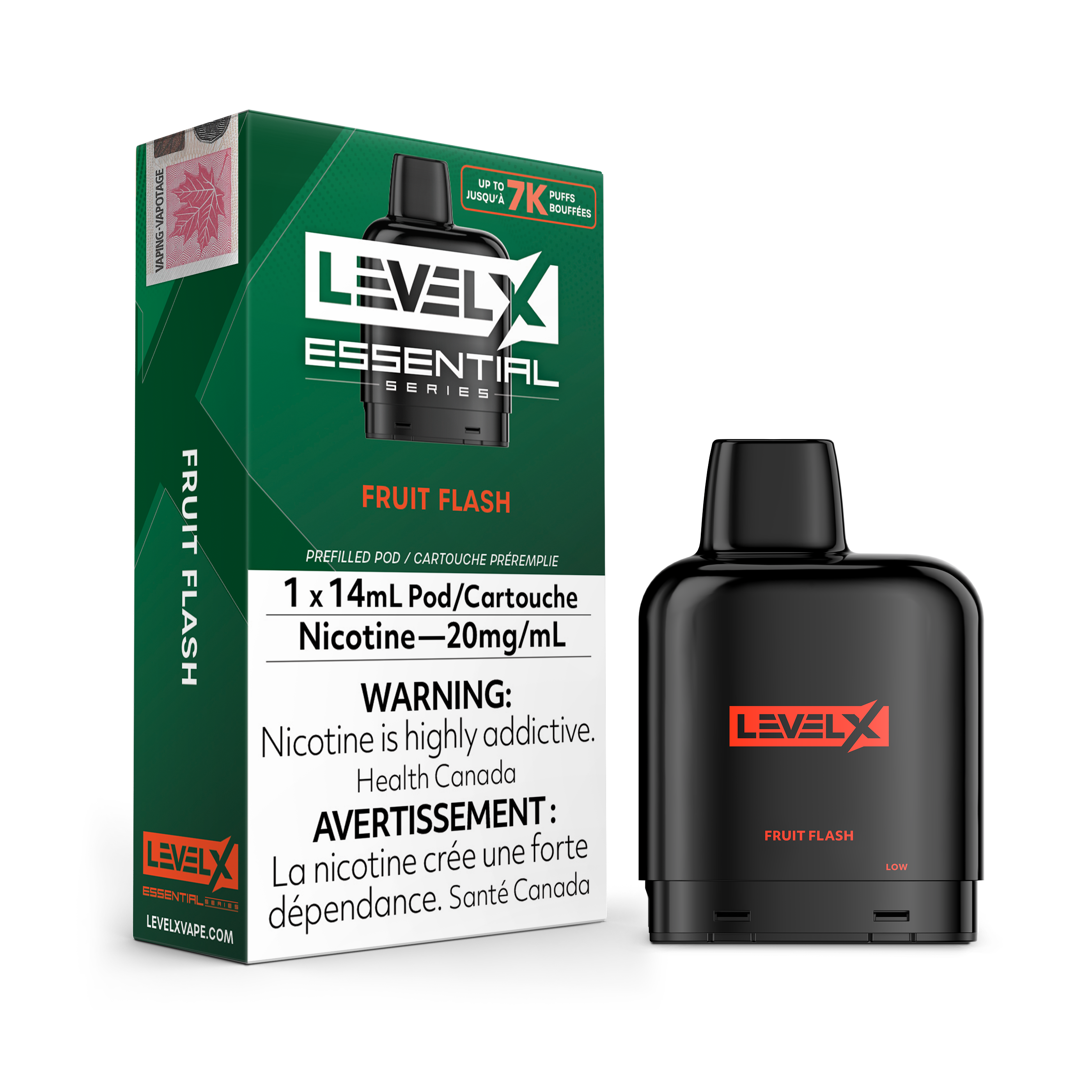 Level X - Essential Pods (7000 puffs)