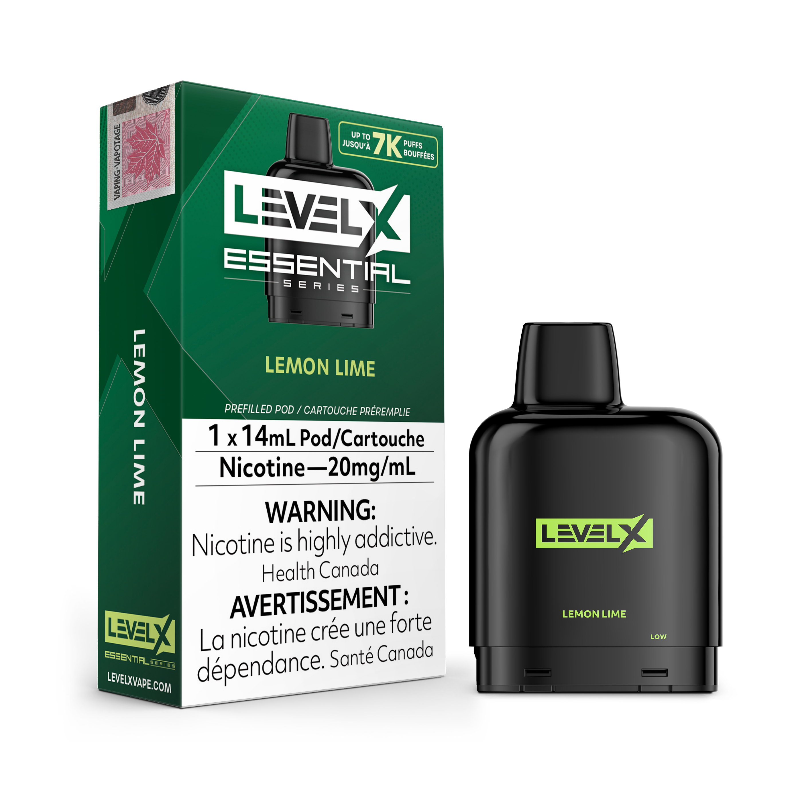 Level X - Essential Pods (7000 puffs)