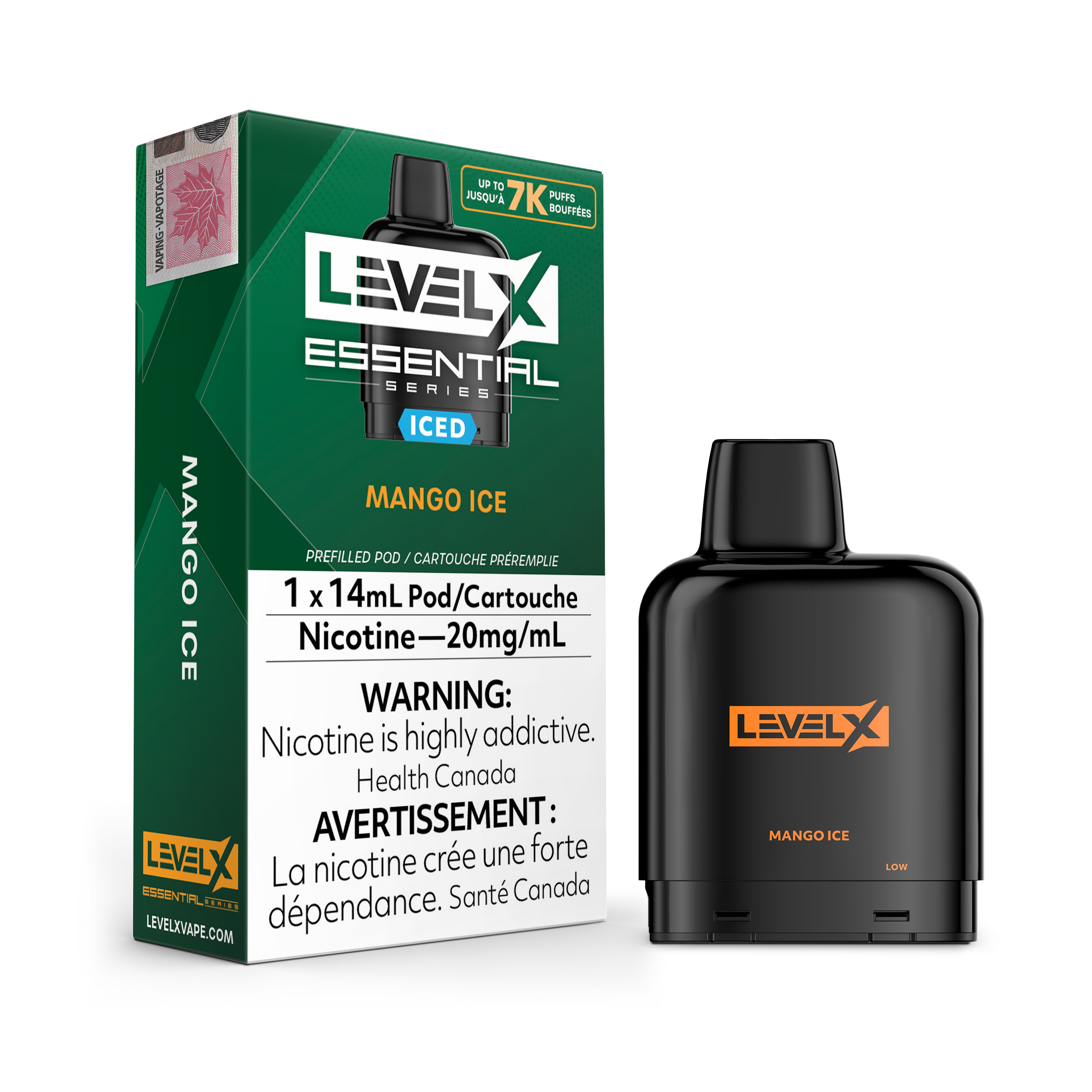 Level X - Essential Pods (7000 puffs)