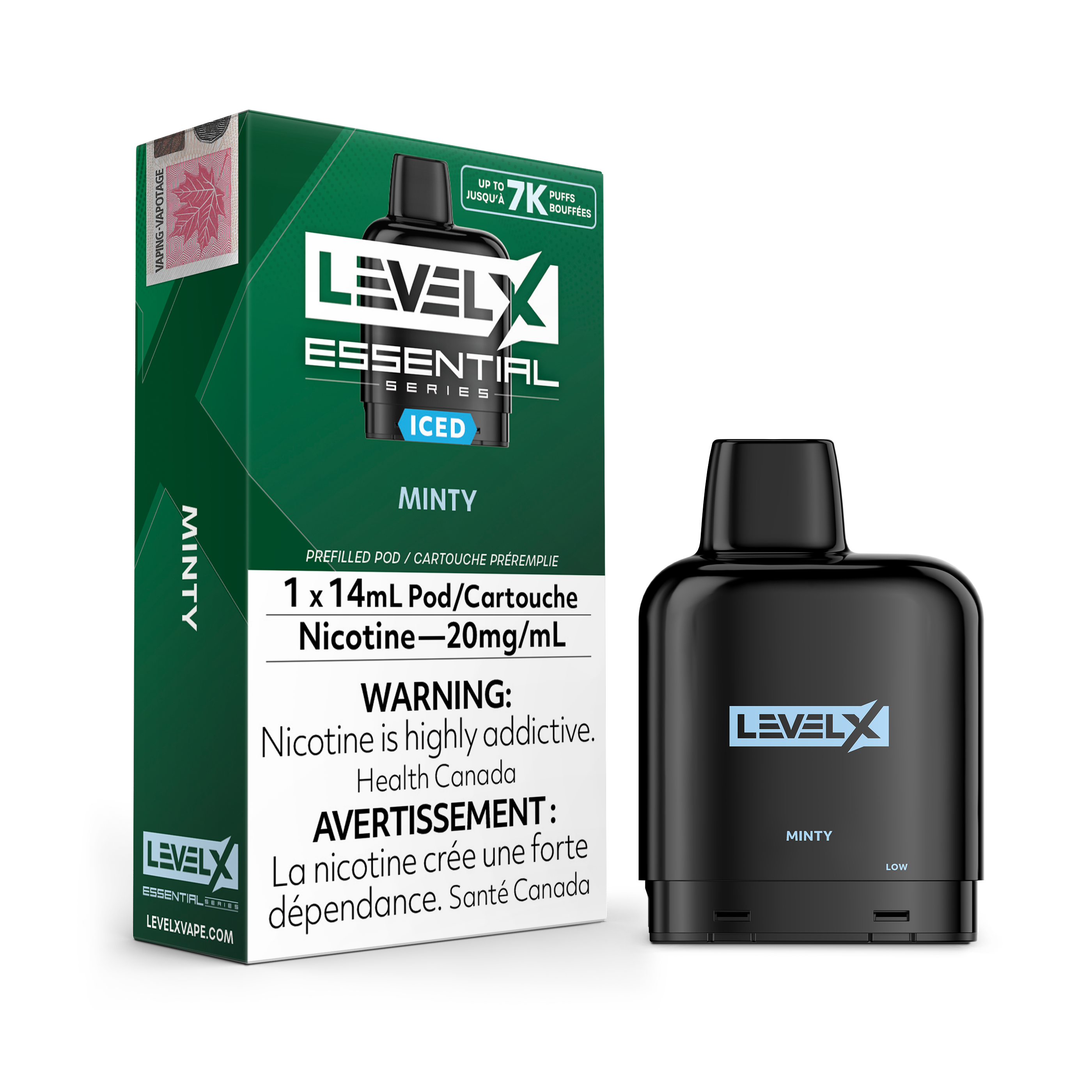 Level X - Essential Pods (7000 puffs)