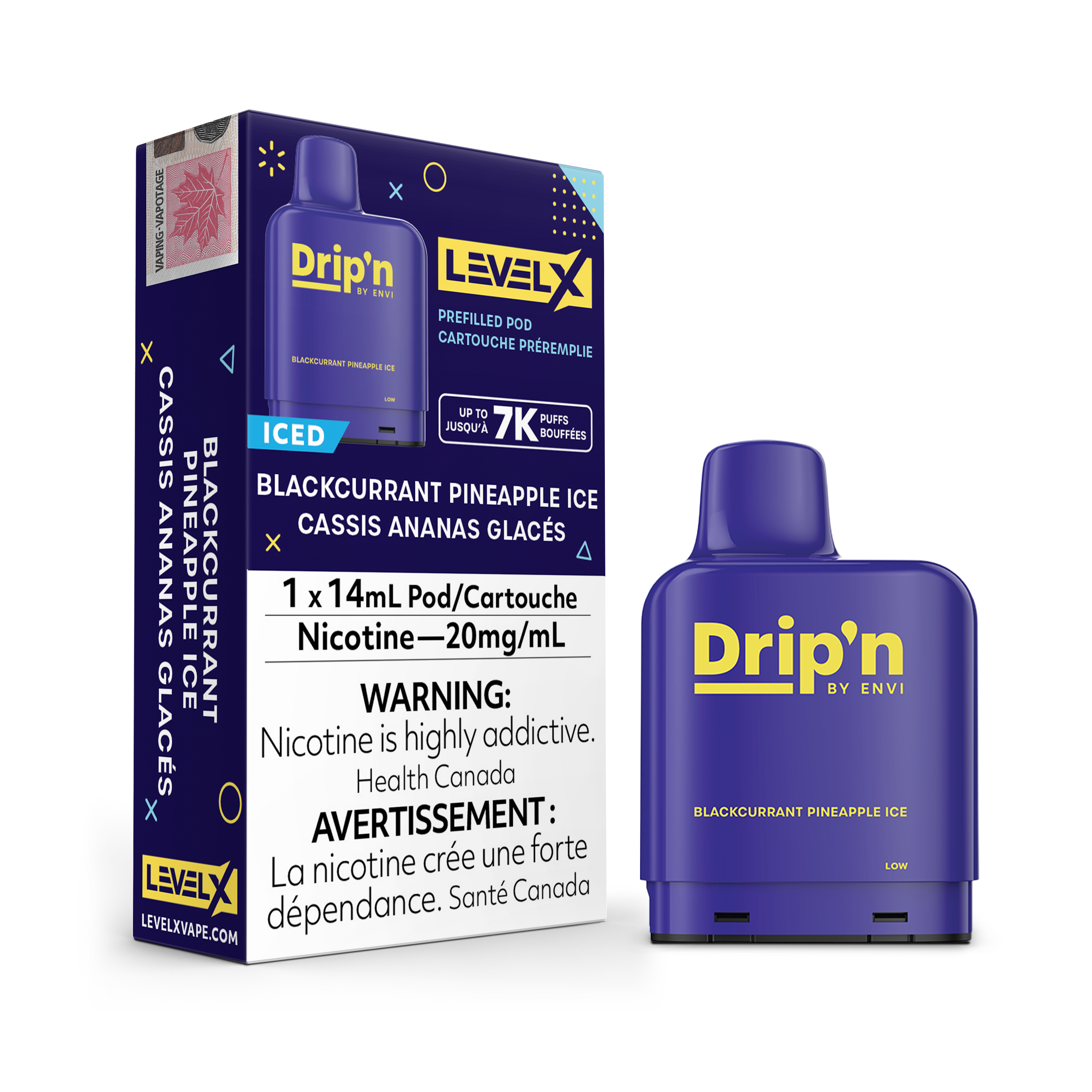 Level X - Drip'n Pods (7000 Puffs)