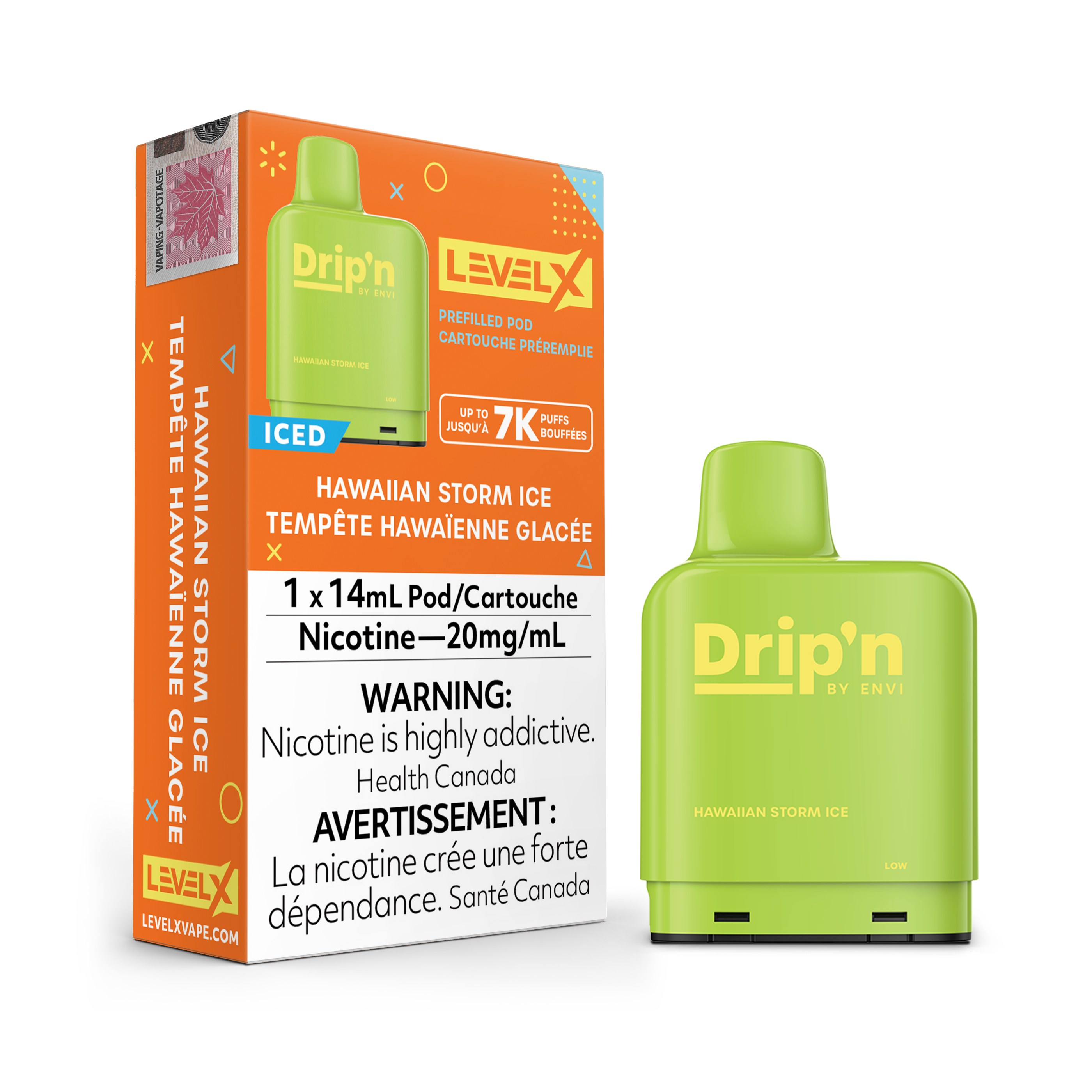 Level X - Drip'n Pods (7000 Puffs)