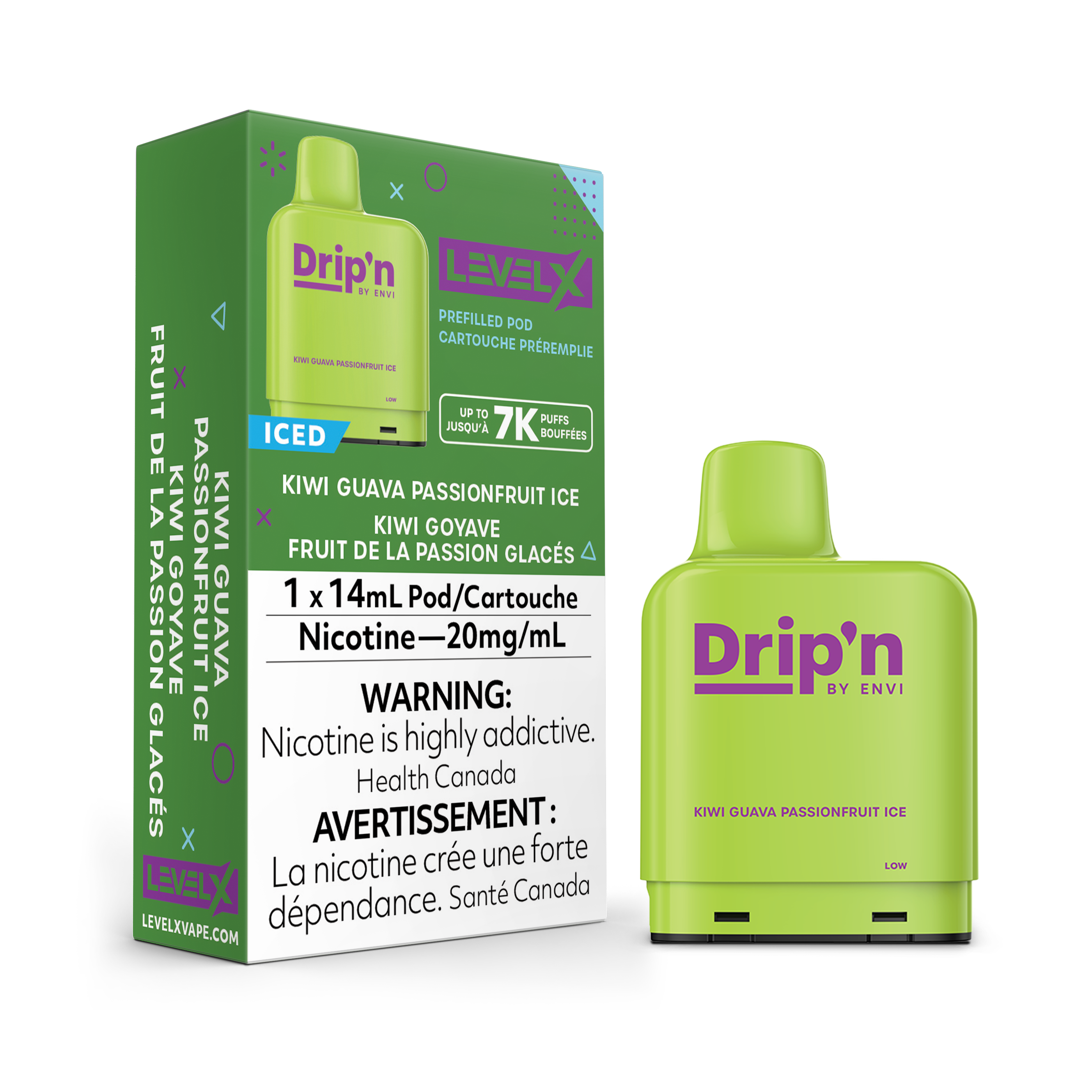 Level X - Drip'n Pods (7000 Puffs)