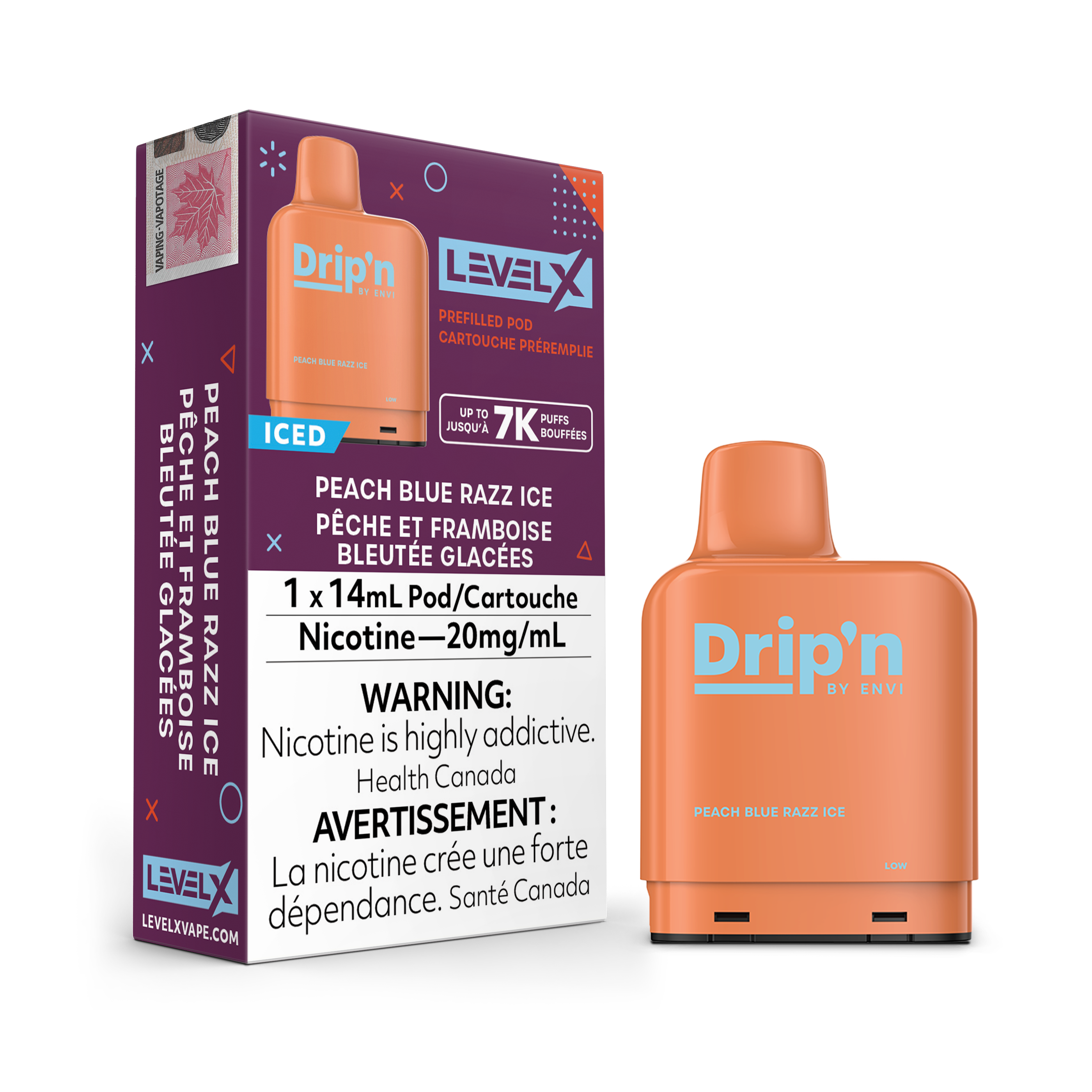 Level X - Drip'n Pods (7000 Puffs)