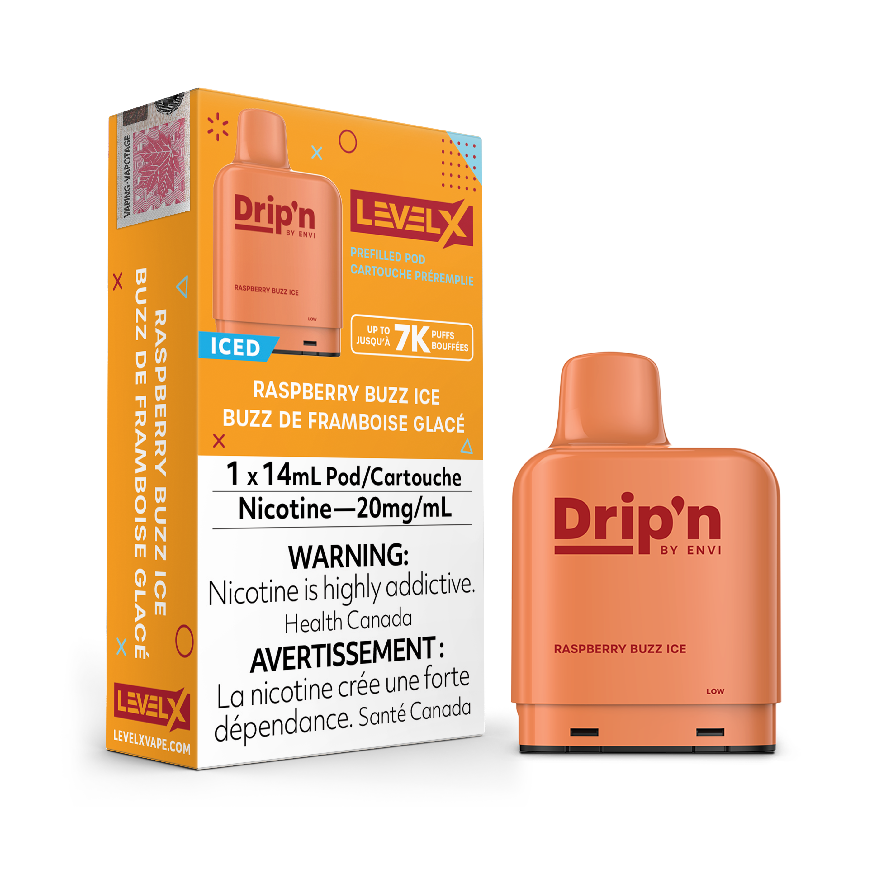 Level X - Drip'n Pods (7000 Puffs)