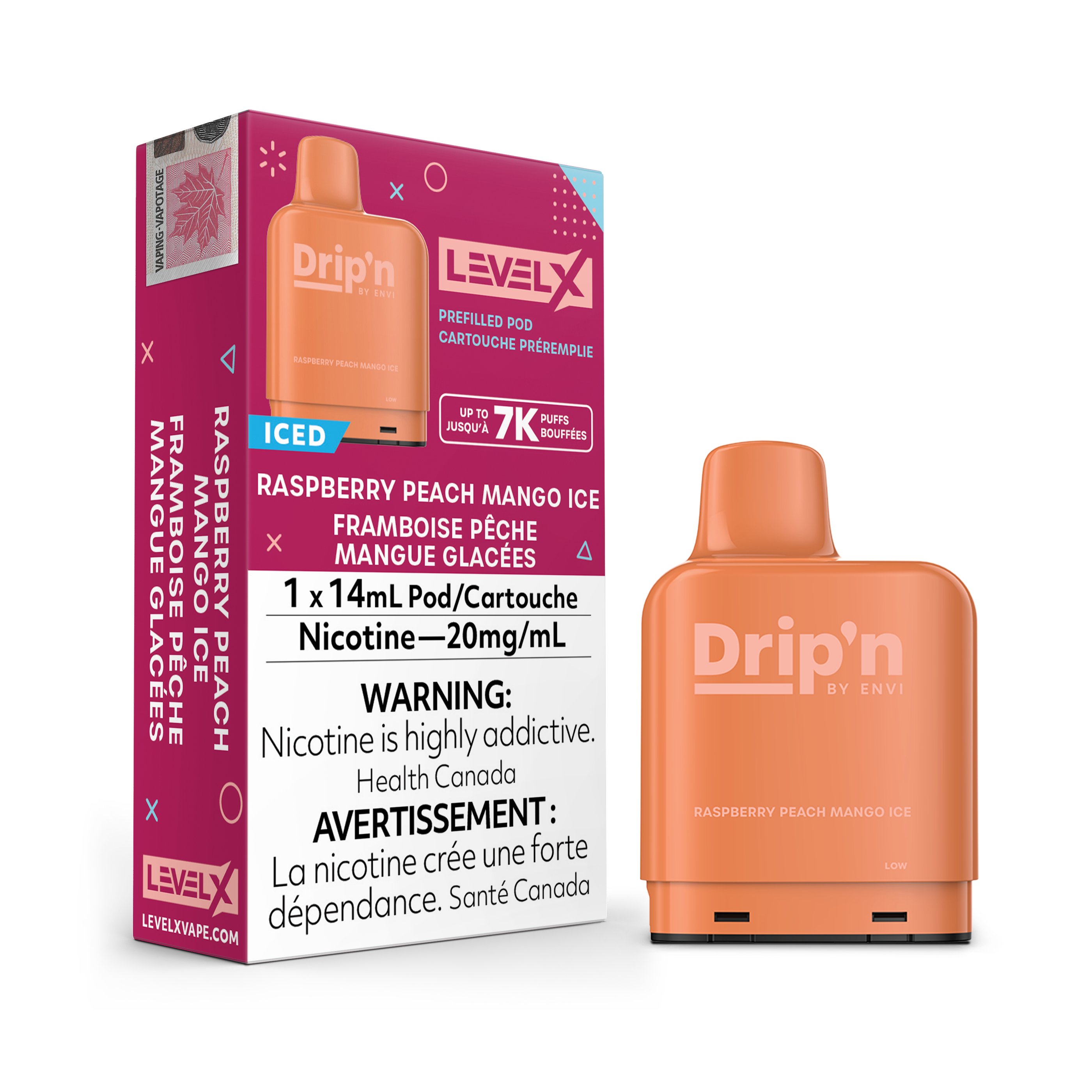 Level X - Drip'n Pods (7000 Puffs)