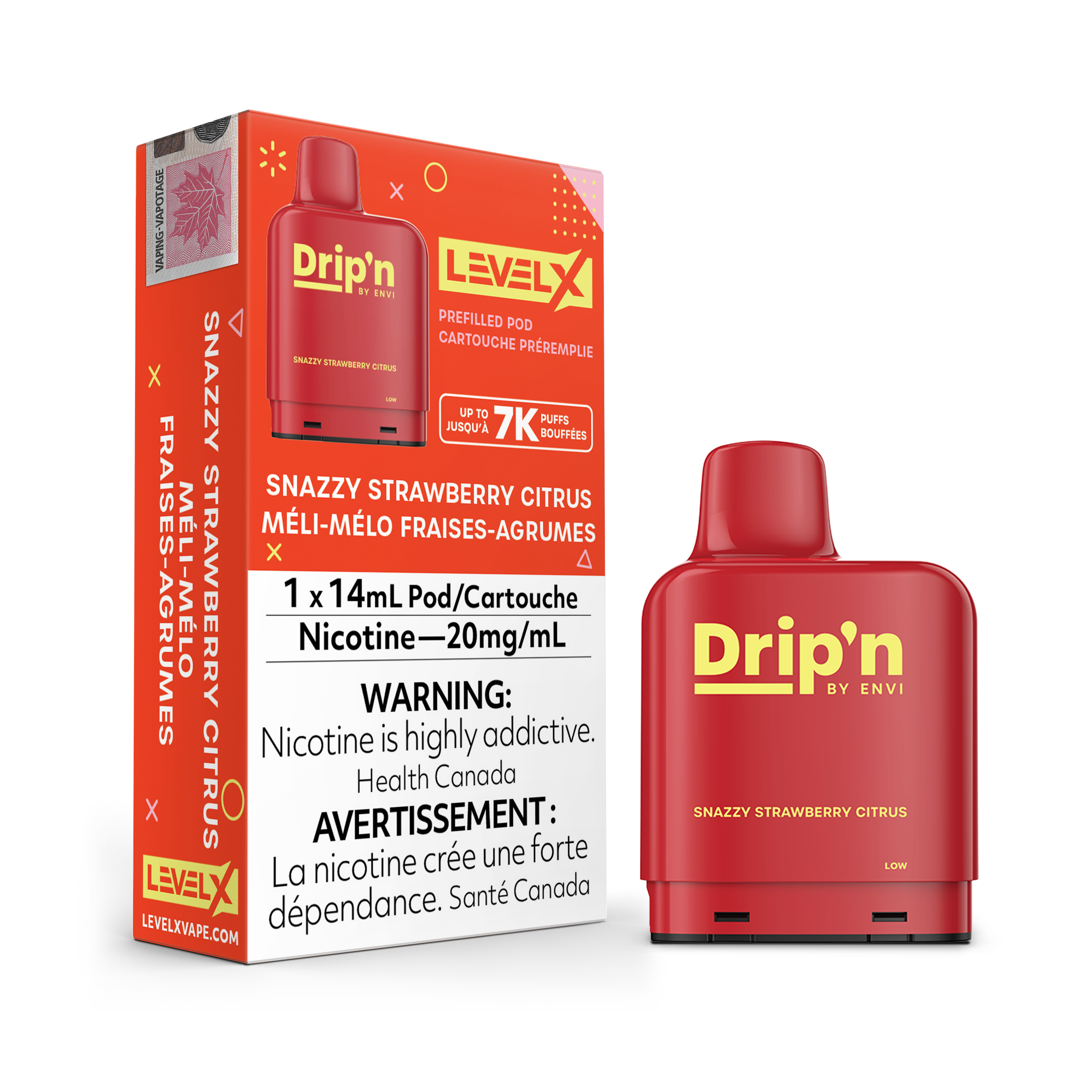 Level X - Drip'n Pods (7000 Puffs)