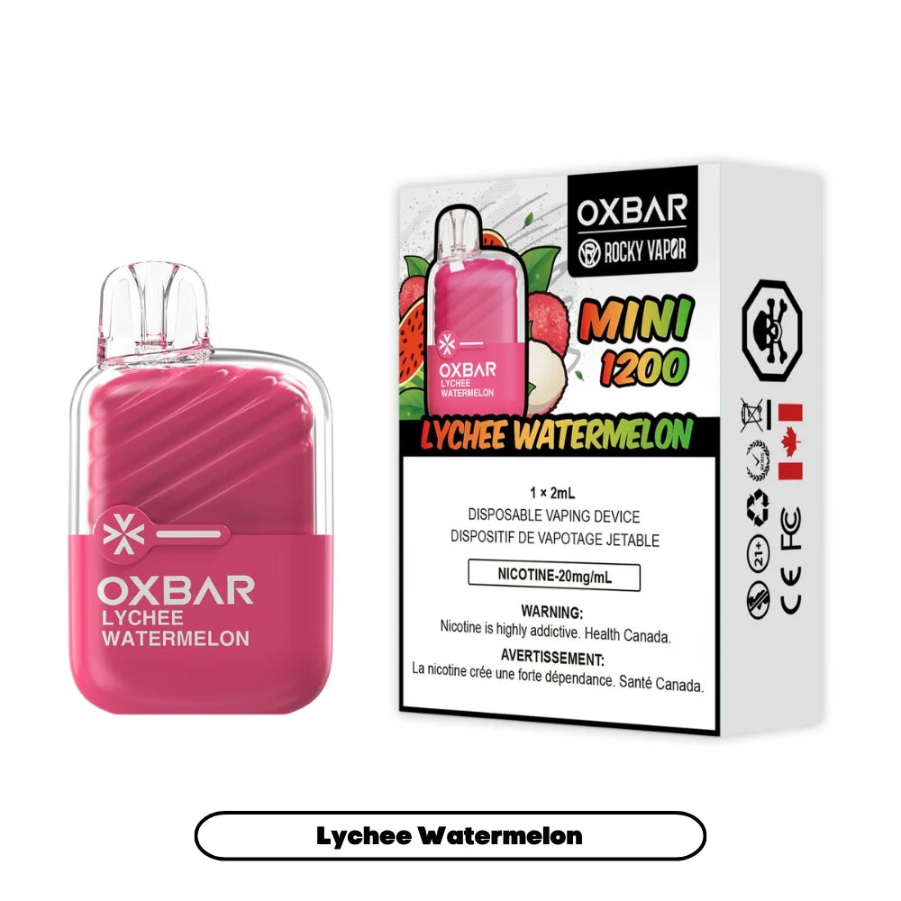 Oxbar Mini - Cigarette électronique jetable (PROVINCIALE) (1200 bouffées)