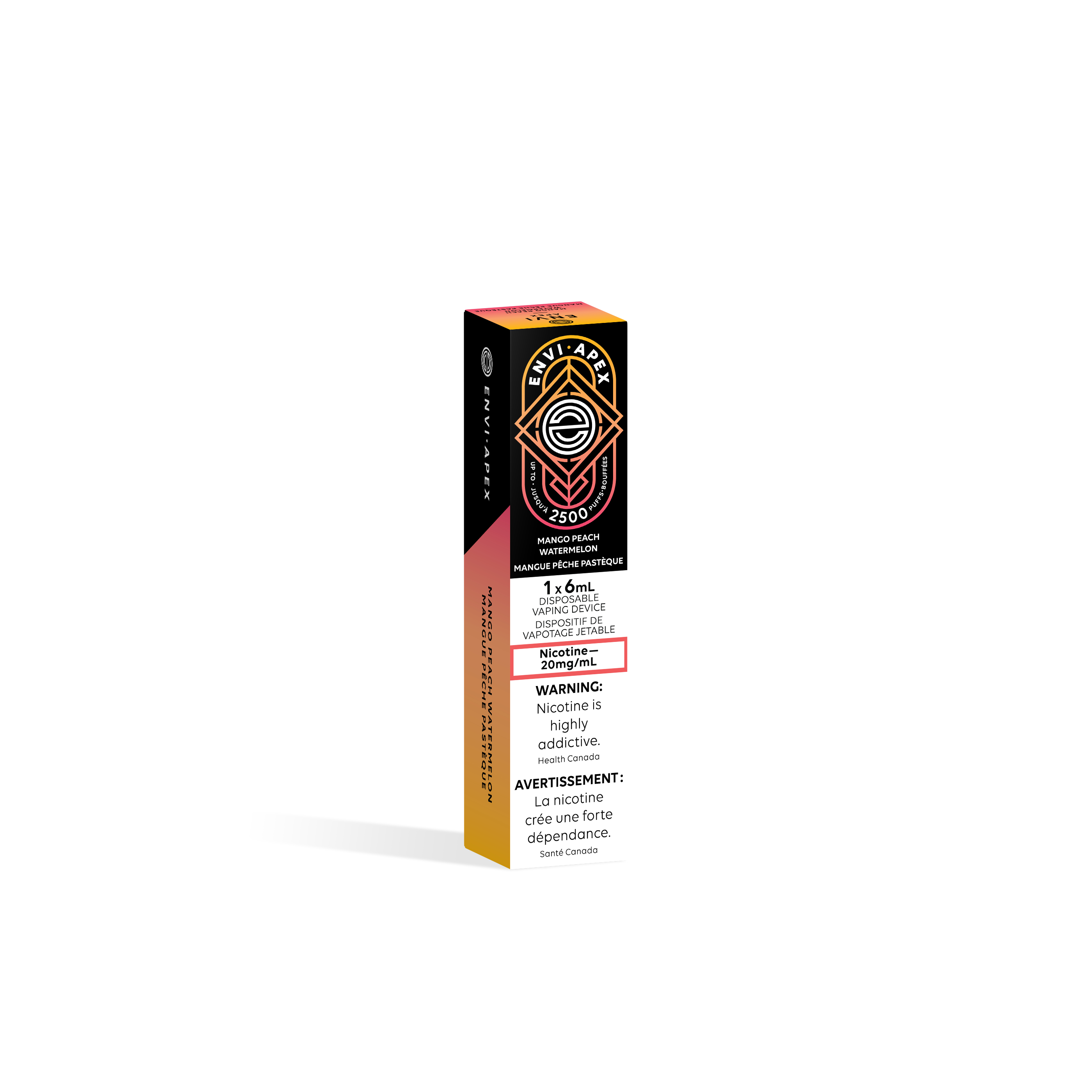 Envi Apex - Cigarette électronique jetable (PROVINCIALE) (2 500 bouffées)