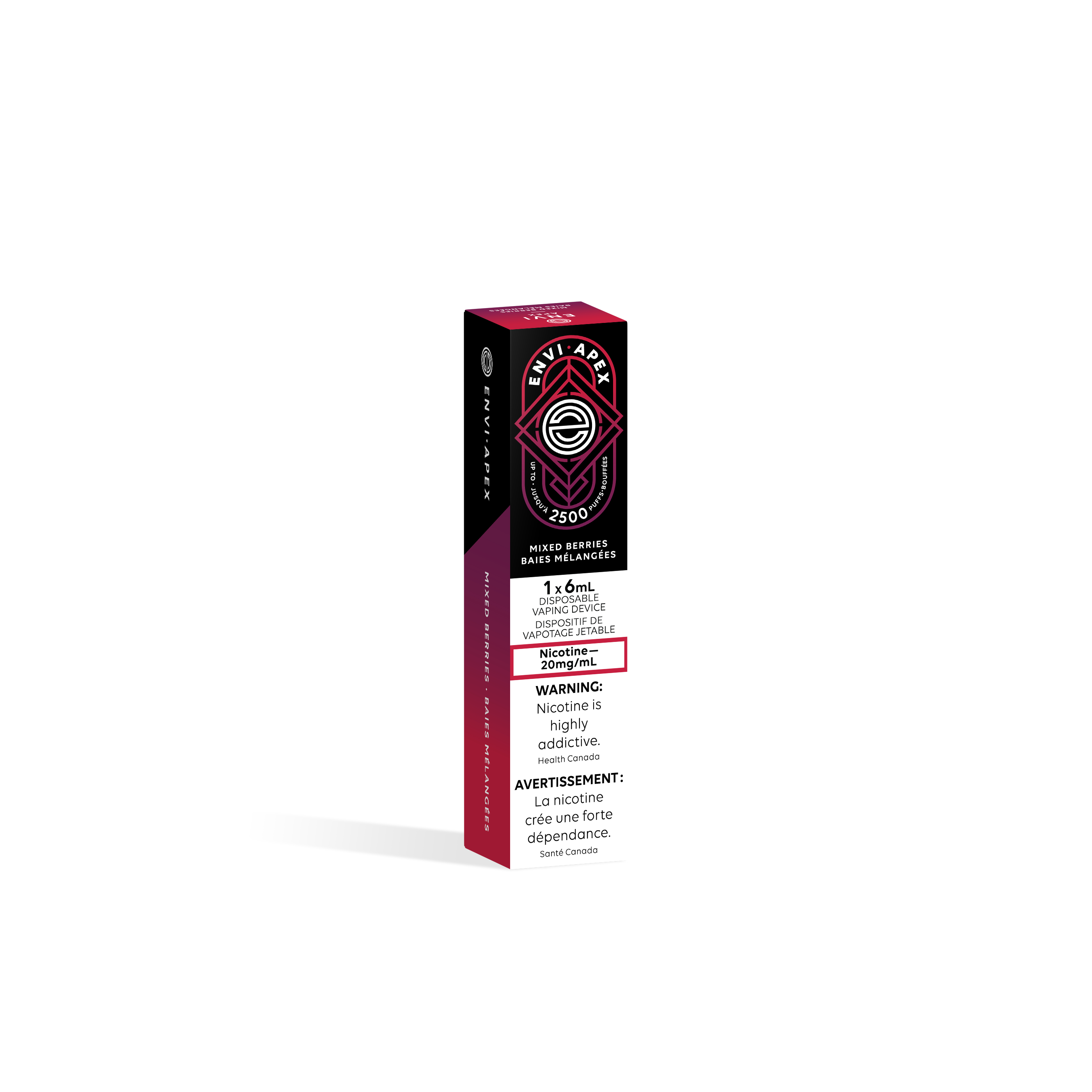 Envi Apex - Cigarette électronique jetable (PROVINCIALE) (2 500 bouffées)