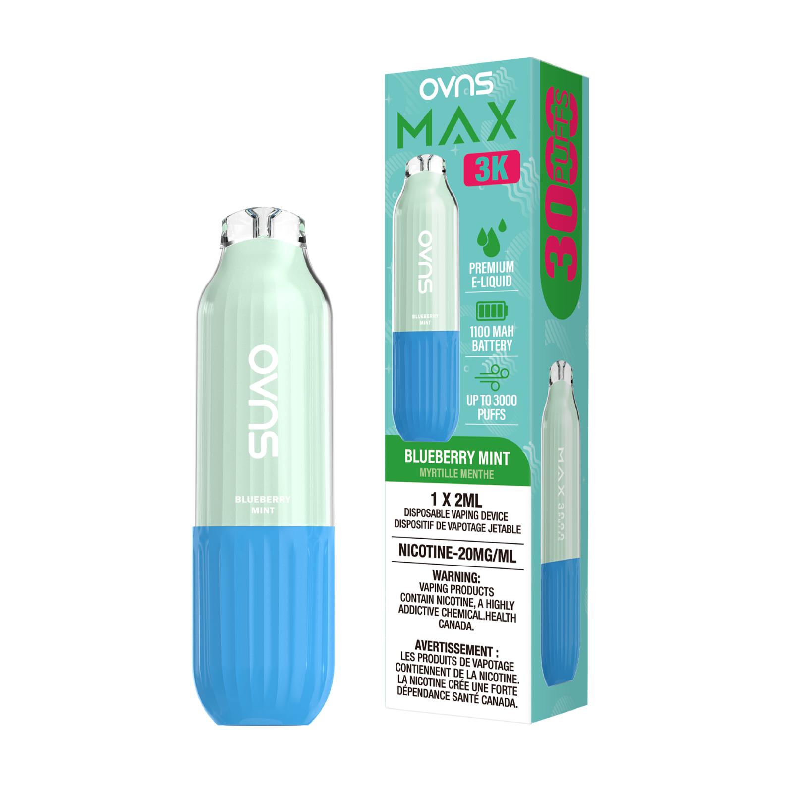 OVNS Max -  Disposable E-Cig (PROVINCIAL) (3000 Puffs)