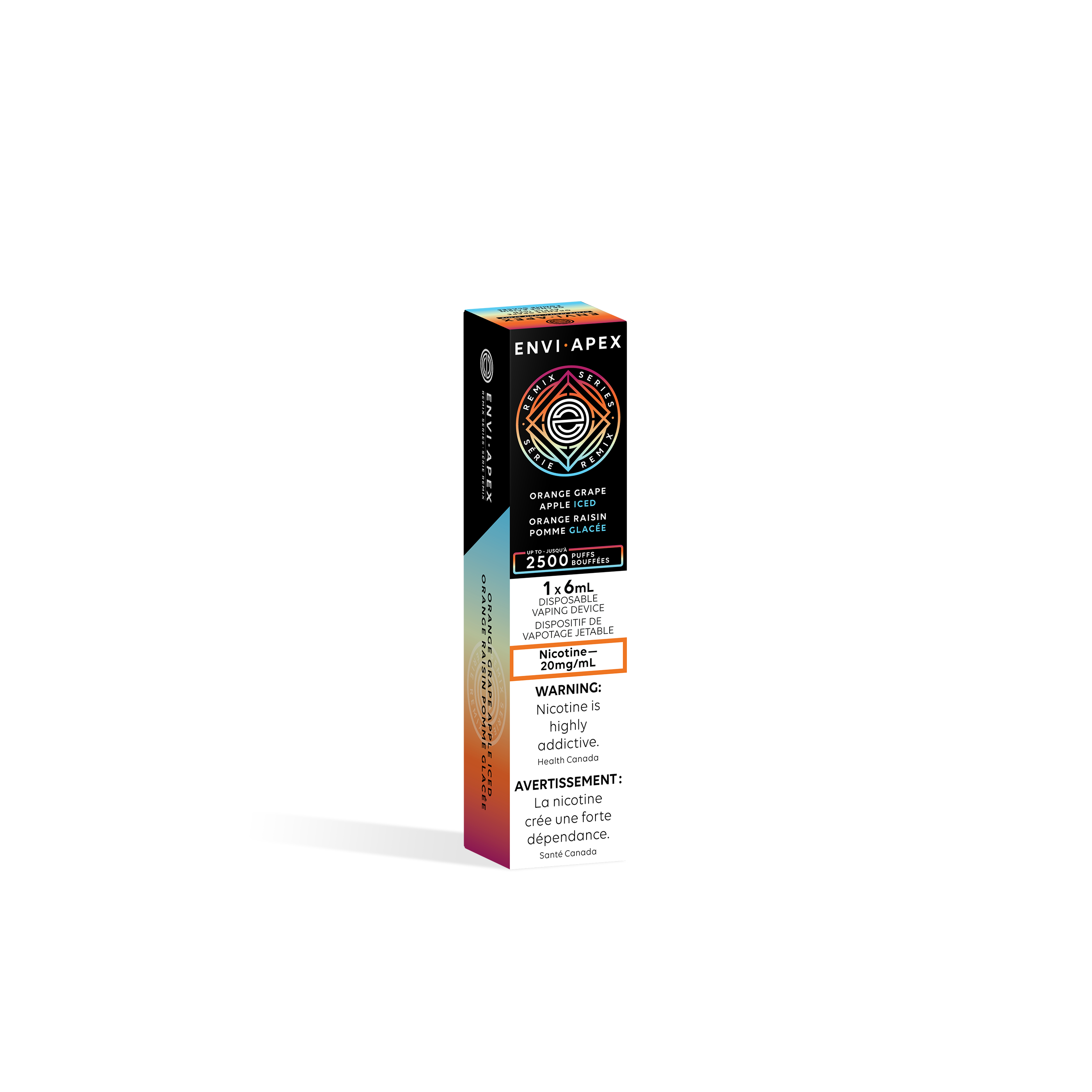 Envi Apex - Cigarette électronique jetable (PROVINCIALE) (2 500 bouffées)