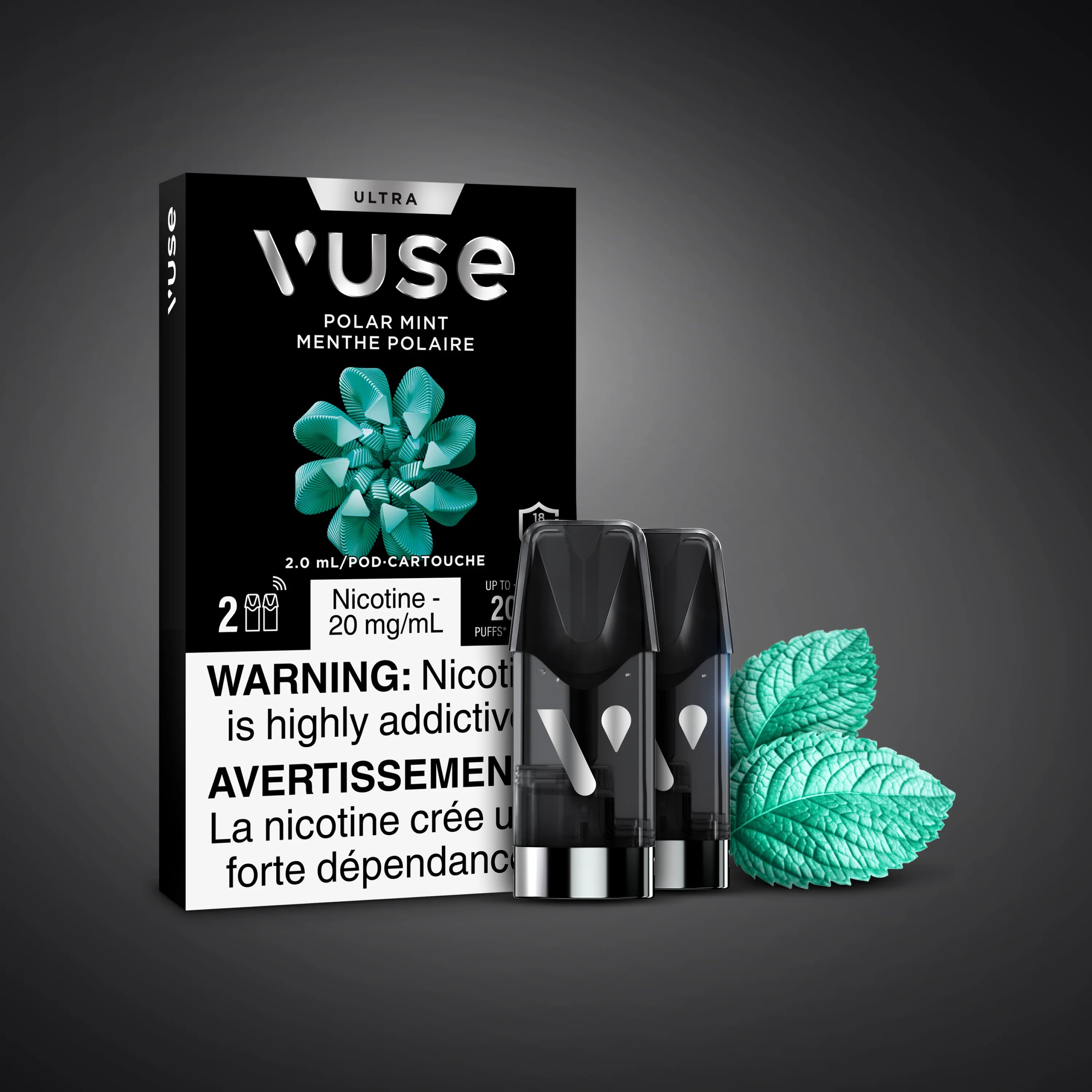 Vuse - Ultra Pod Pack 20mg (Pack of 2) (PROVINCIAL)