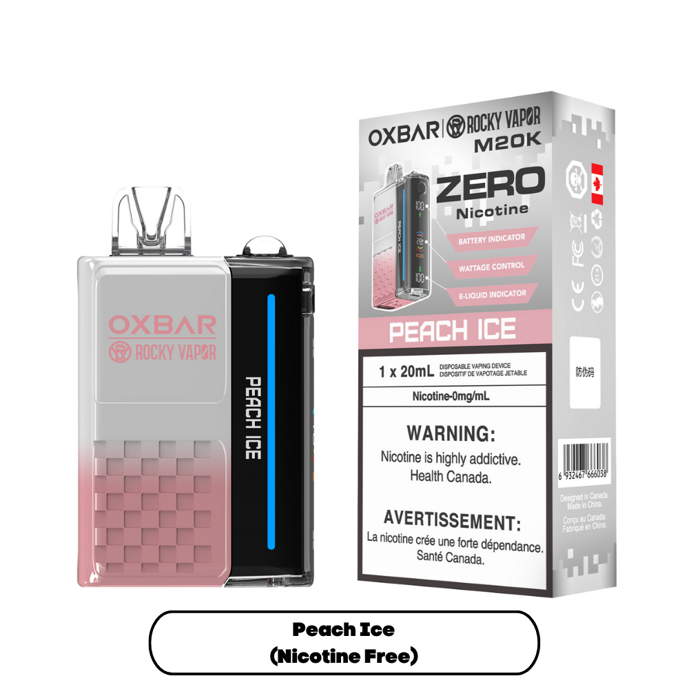 Oxbar M20K - Cigarette électronique jetable sans nicotine (PROVINCIAL) (20 000 bouffées)