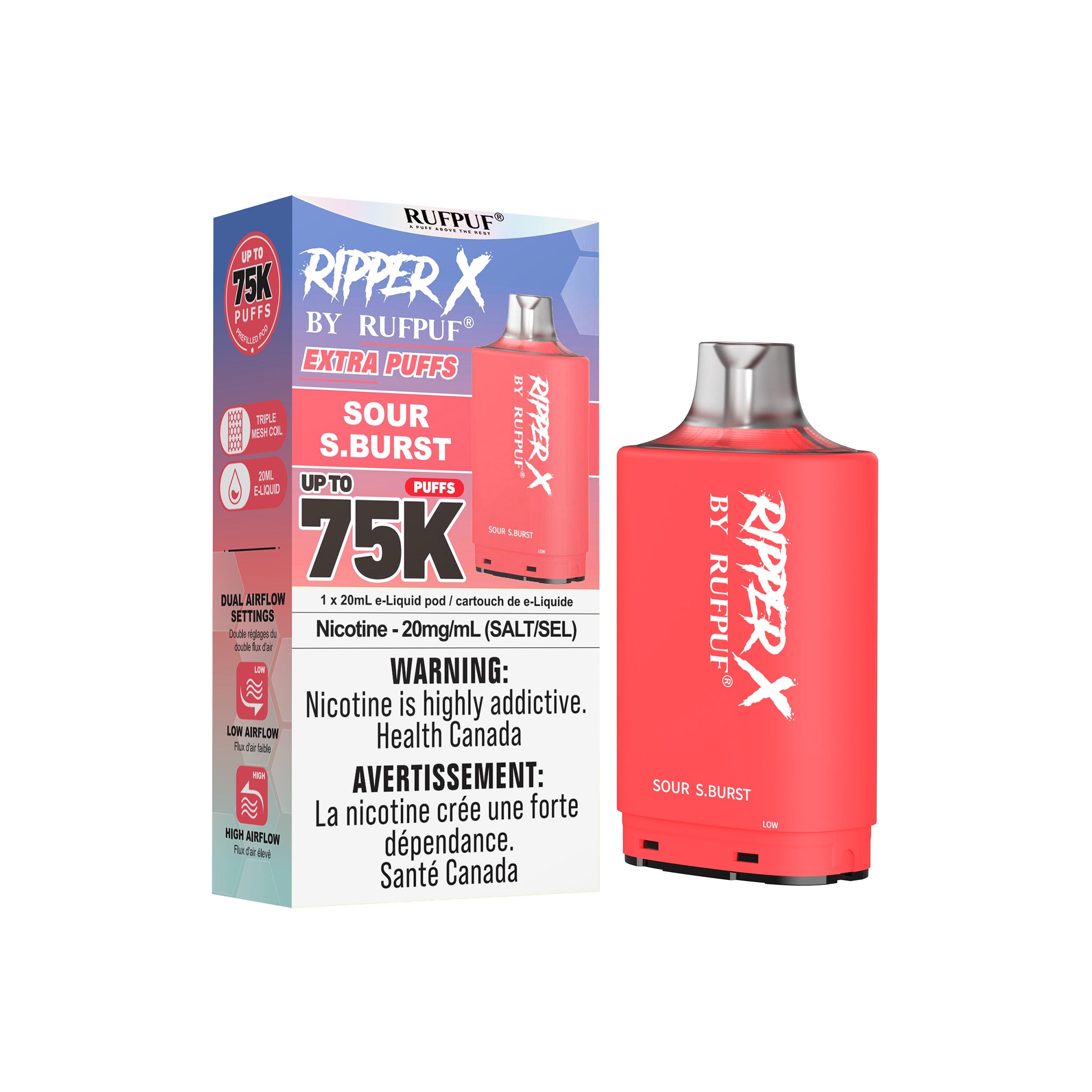 Rufpuf - Ripper X Pods (PROVINCIAL) (75k puffs)
