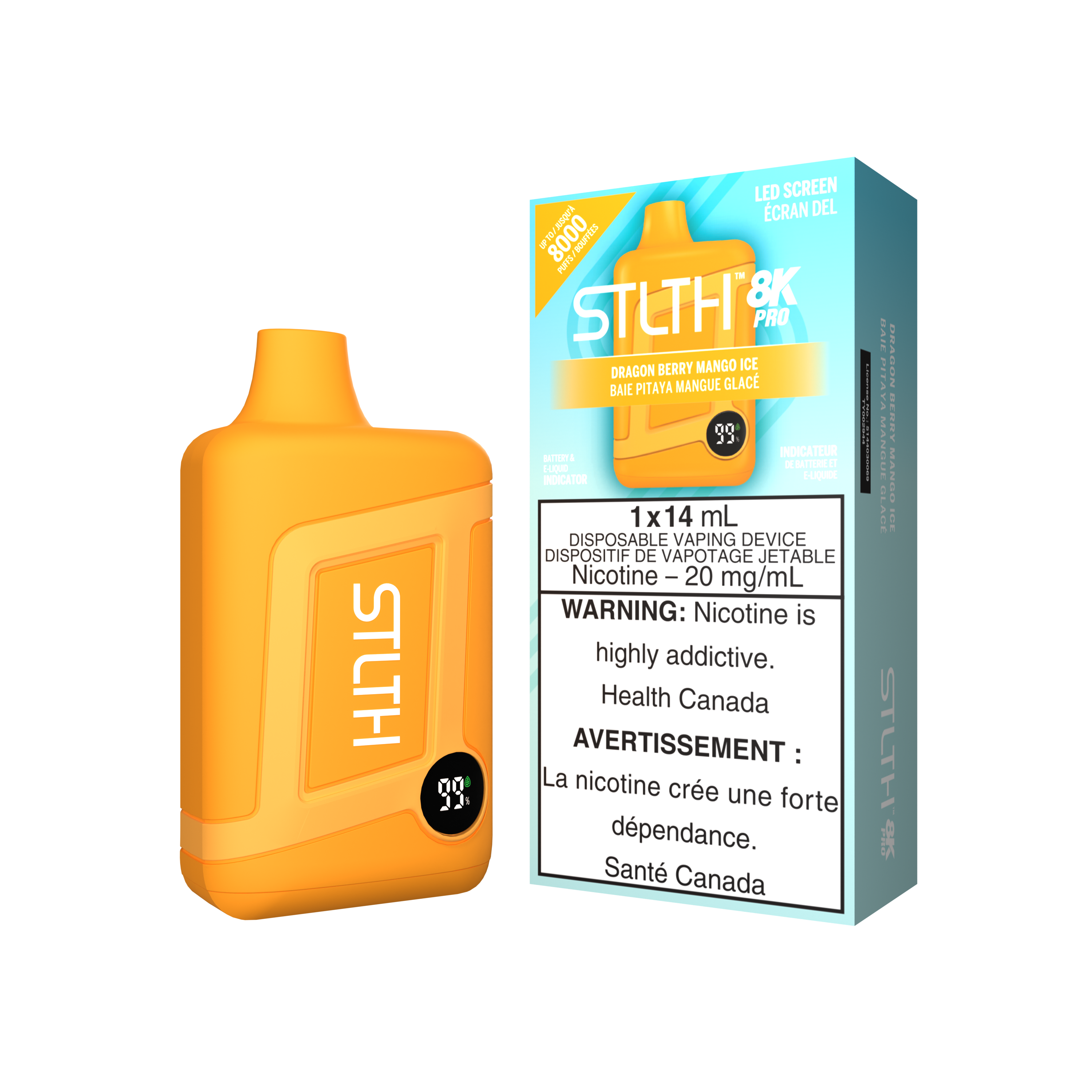 STLTH 8K Pro - Disposable E-Cig (8000 Puffs)