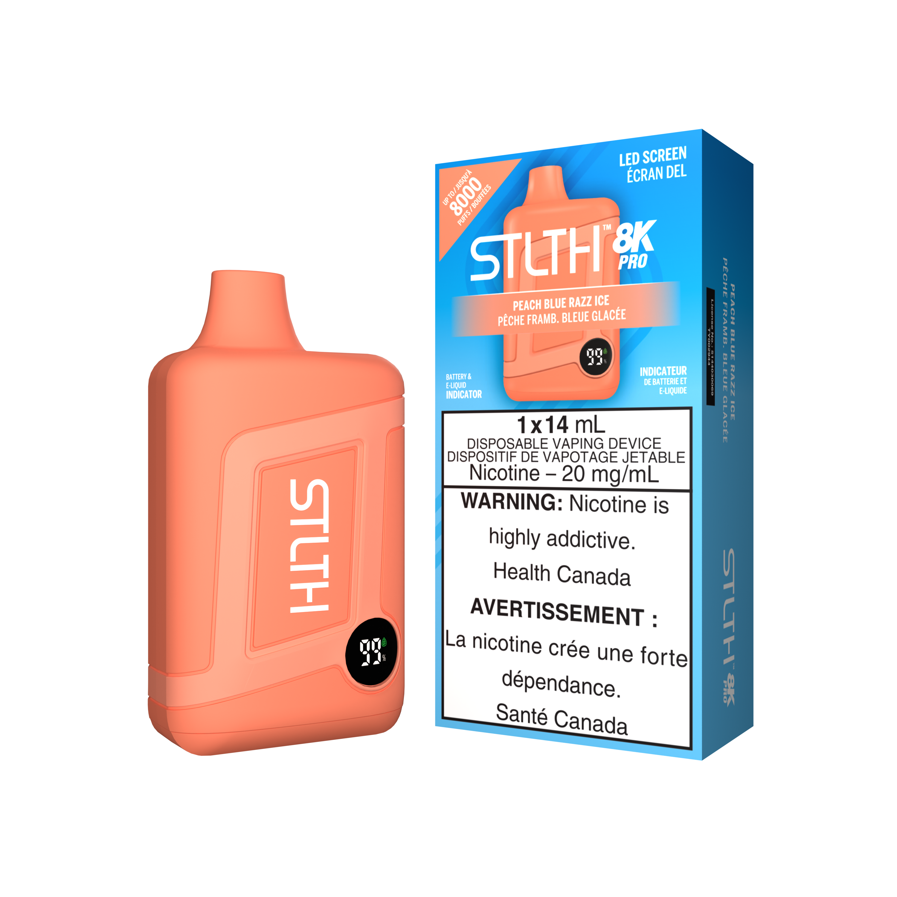 STLTH 8K Pro - Disposable E-Cig (8000 Puffs)