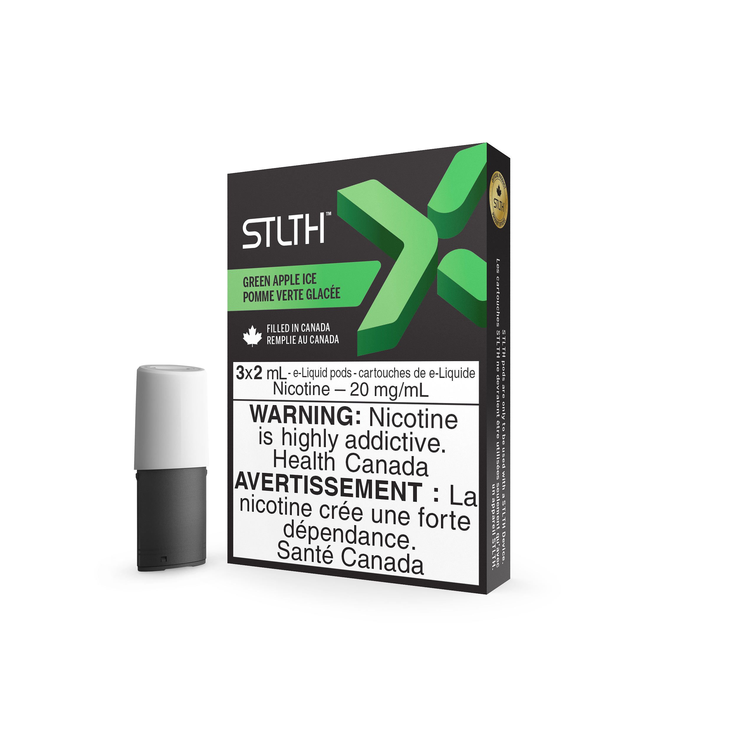 Stlth X - Green Apple ice