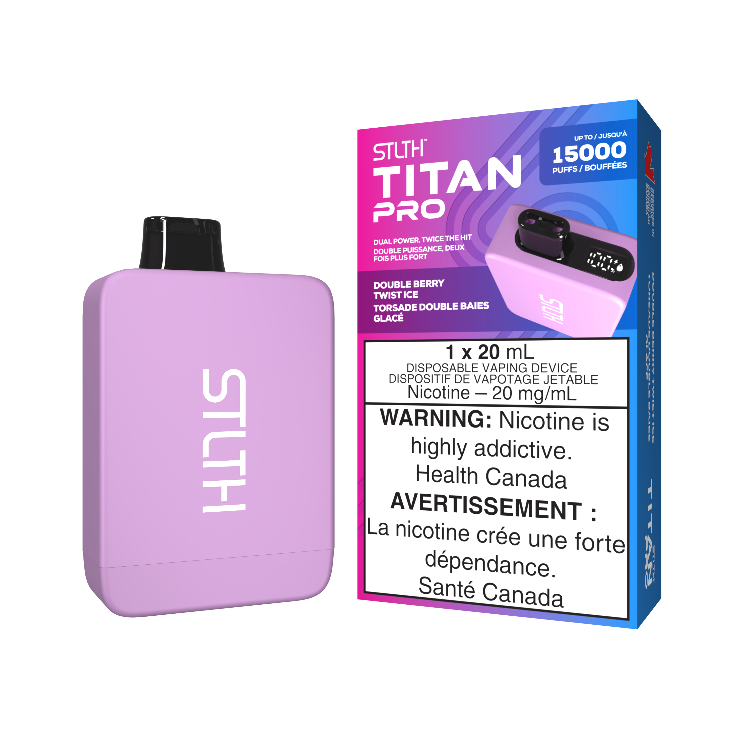 STLTH Titan Pro - Disposable E-Cig (PROVINCIAL) (15k Puffs)