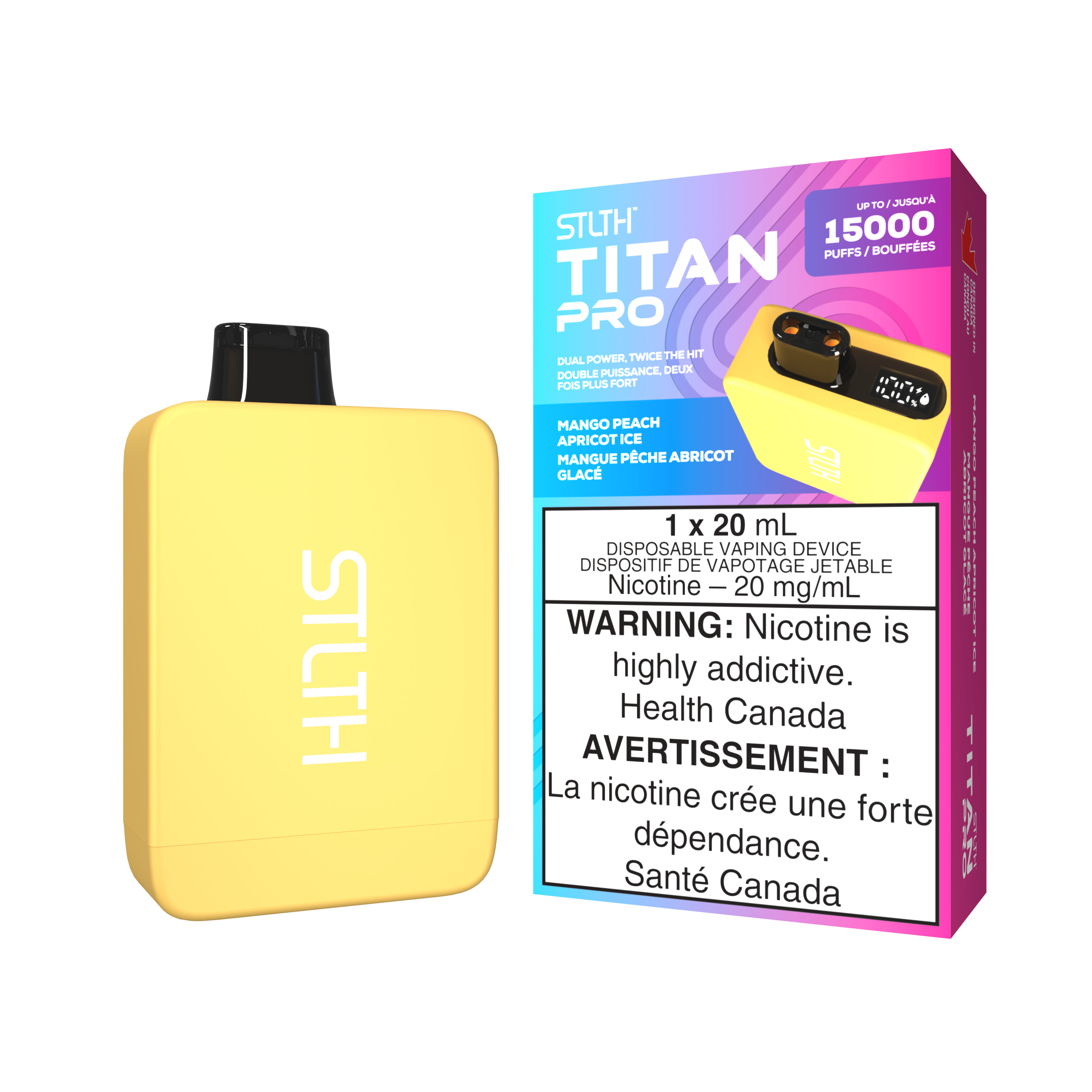 STLTH Titan Pro - Disposable E-Cig (PROVINCIAL) (15k Puffs)