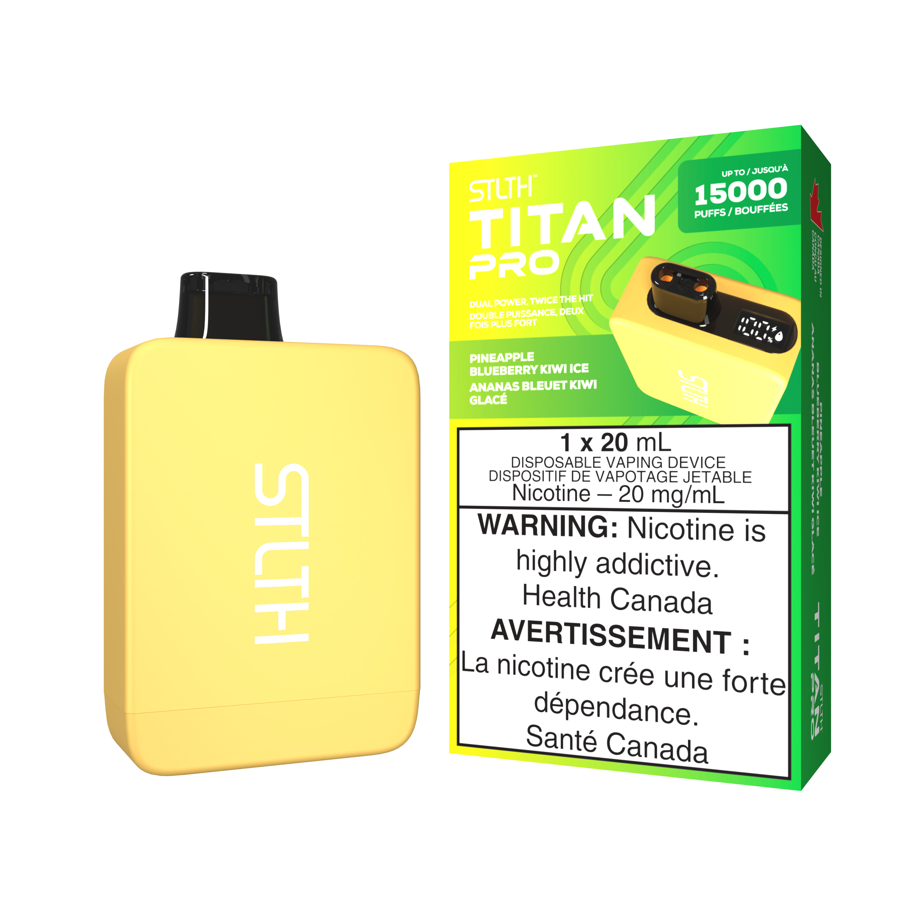 STLTH Titan Pro - Disposable E-Cig (PROVINCIAL) (15k Puffs)