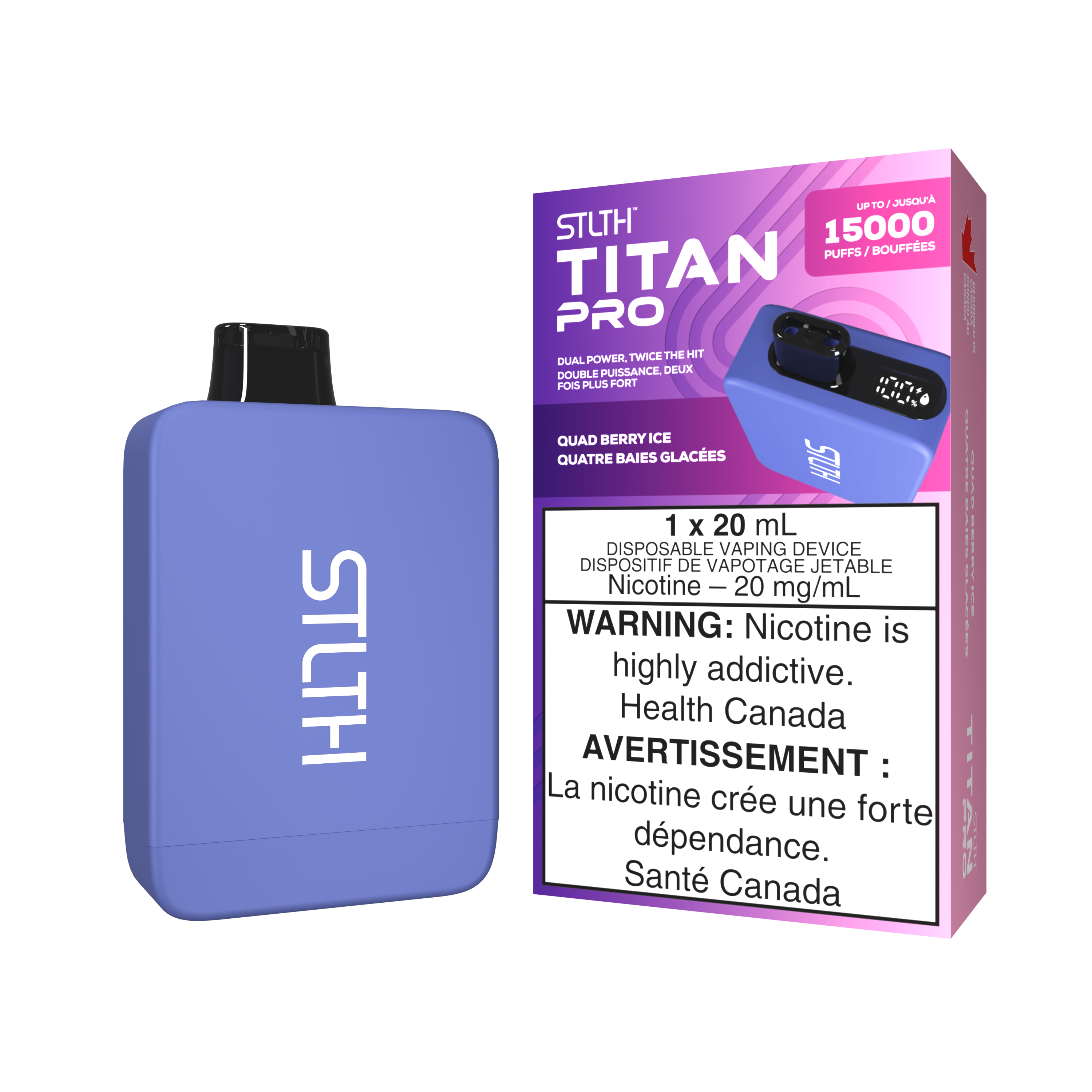 STLTH Titan Pro - Disposable E-Cig (PROVINCIAL) (15k Puffs)