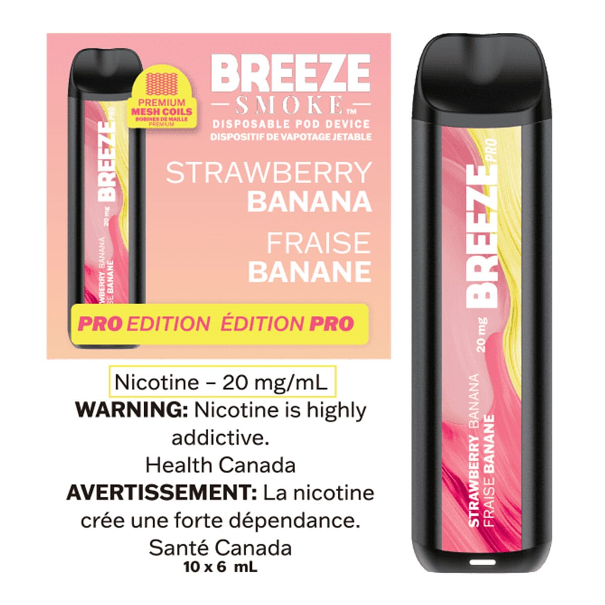 Breeze Pro - Disposable E-Cig (2000 Puffs) (PROVINCIAL)