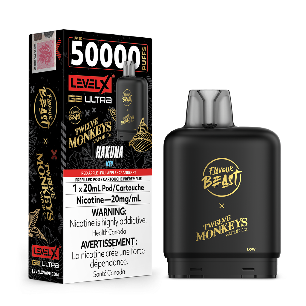 Niveau X - Ultra G2 Pods FB (50 000 bouffées) (PROVINCIAL)