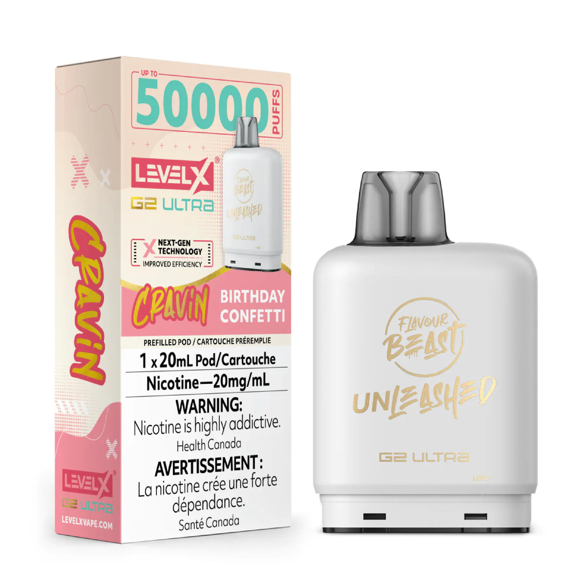 Level X - Flavour Beast Unleashed G2 Ultra Pods (50K Puffs) (PROVINCIAL)