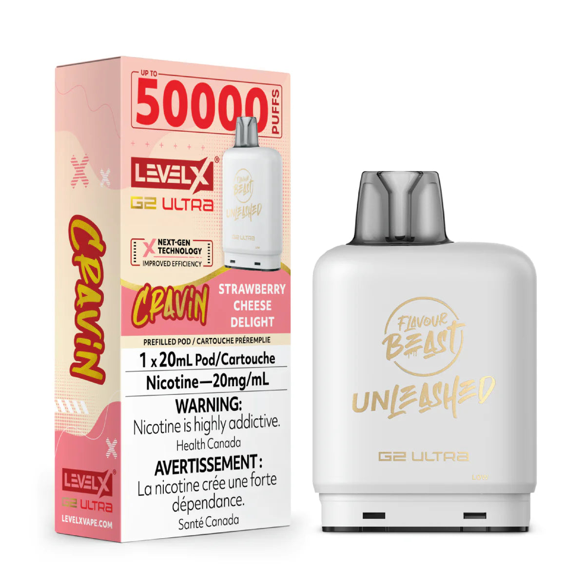 Level X - Flavour Beast Unleashed G2 Ultra Pods (50K Puffs) (PROVINCIAL)